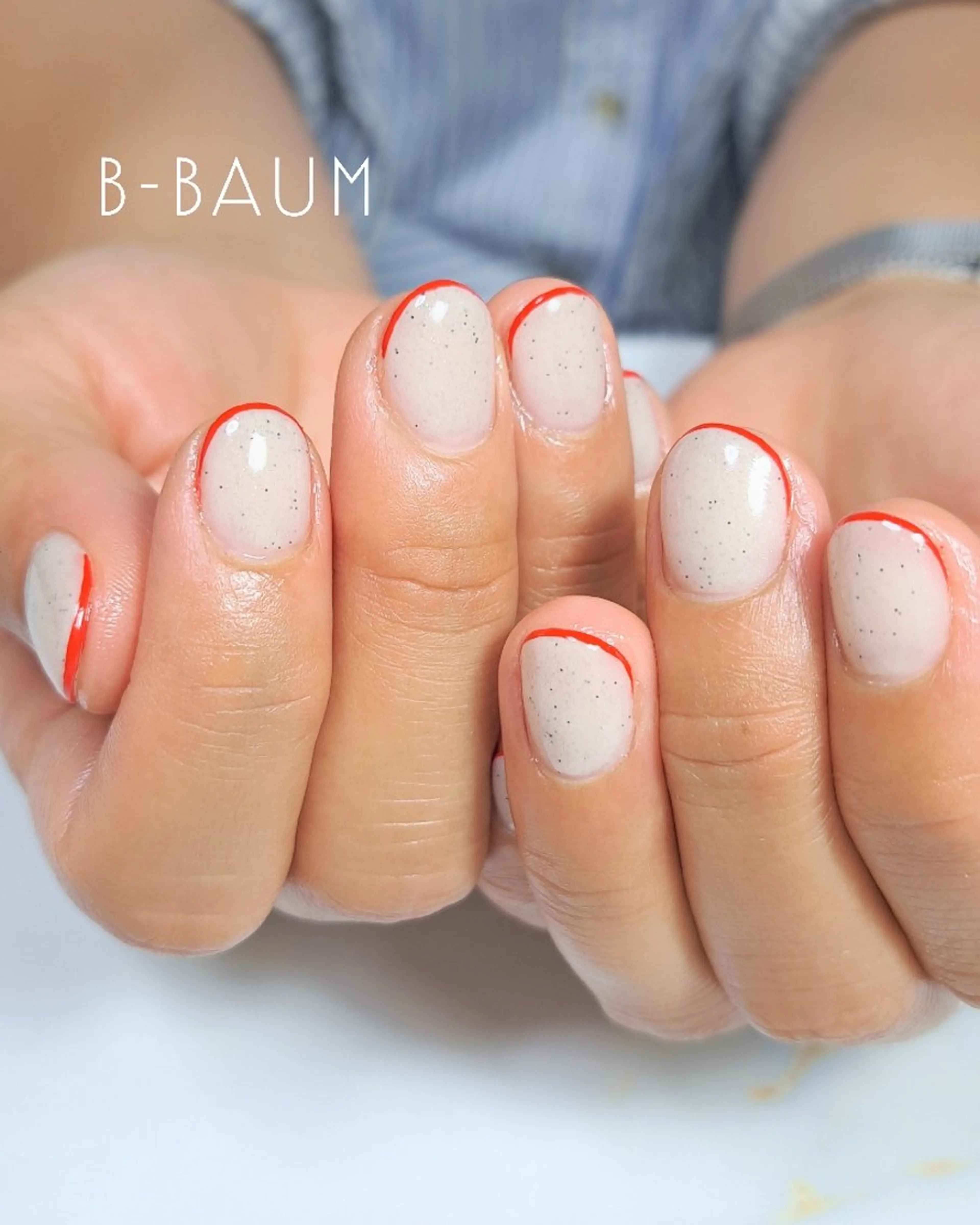 ネイル フレンチネイル ジェルネイル ハンドネイル B-BAUM  nailsalon のネイルデザイン
