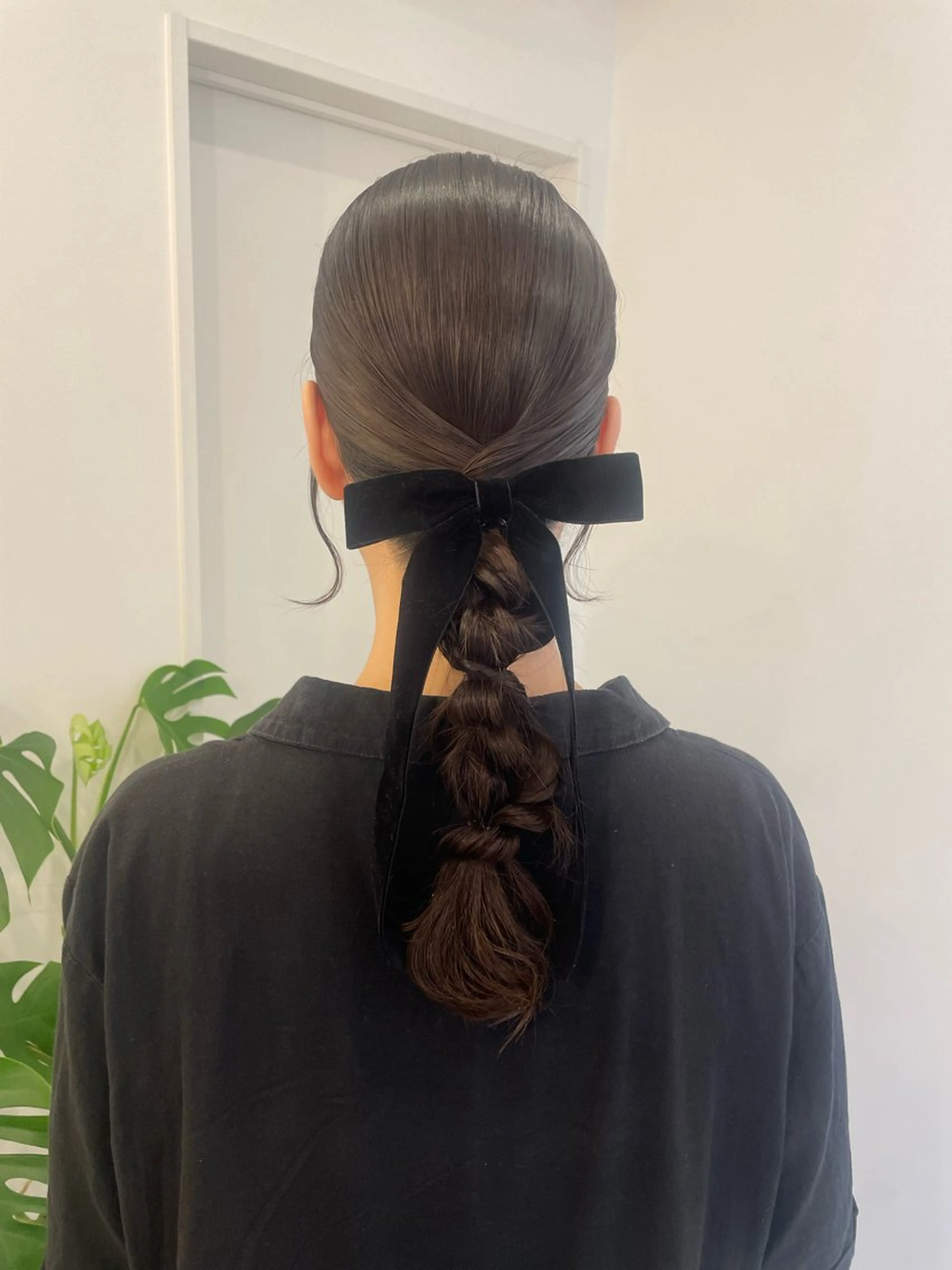 ヘアアレンジ ルプラボウ/日野 /ショート/レイヤーのヘアスタイル