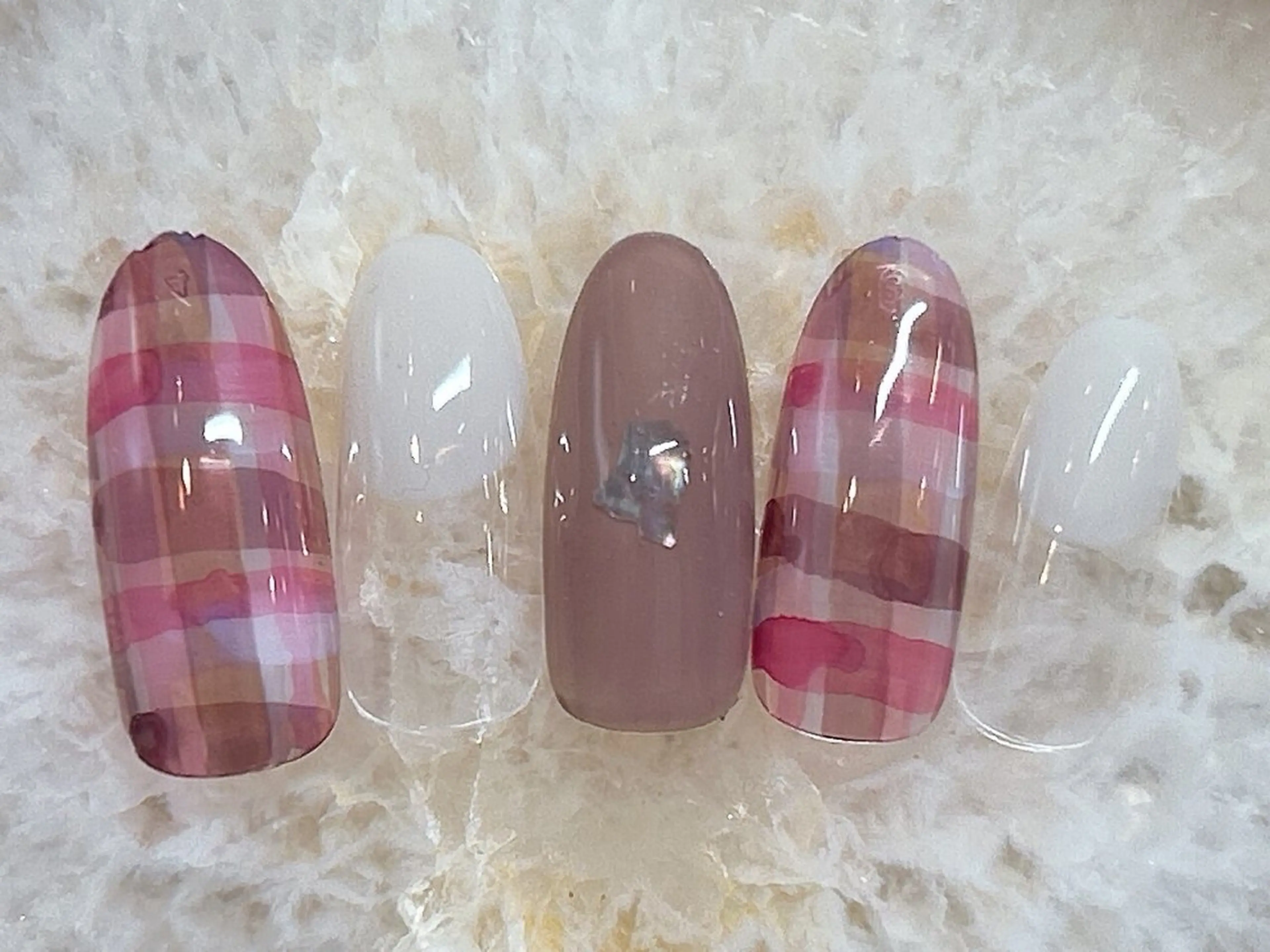 ネイル シンプルネイル aimer tomomiのネイルデザイン