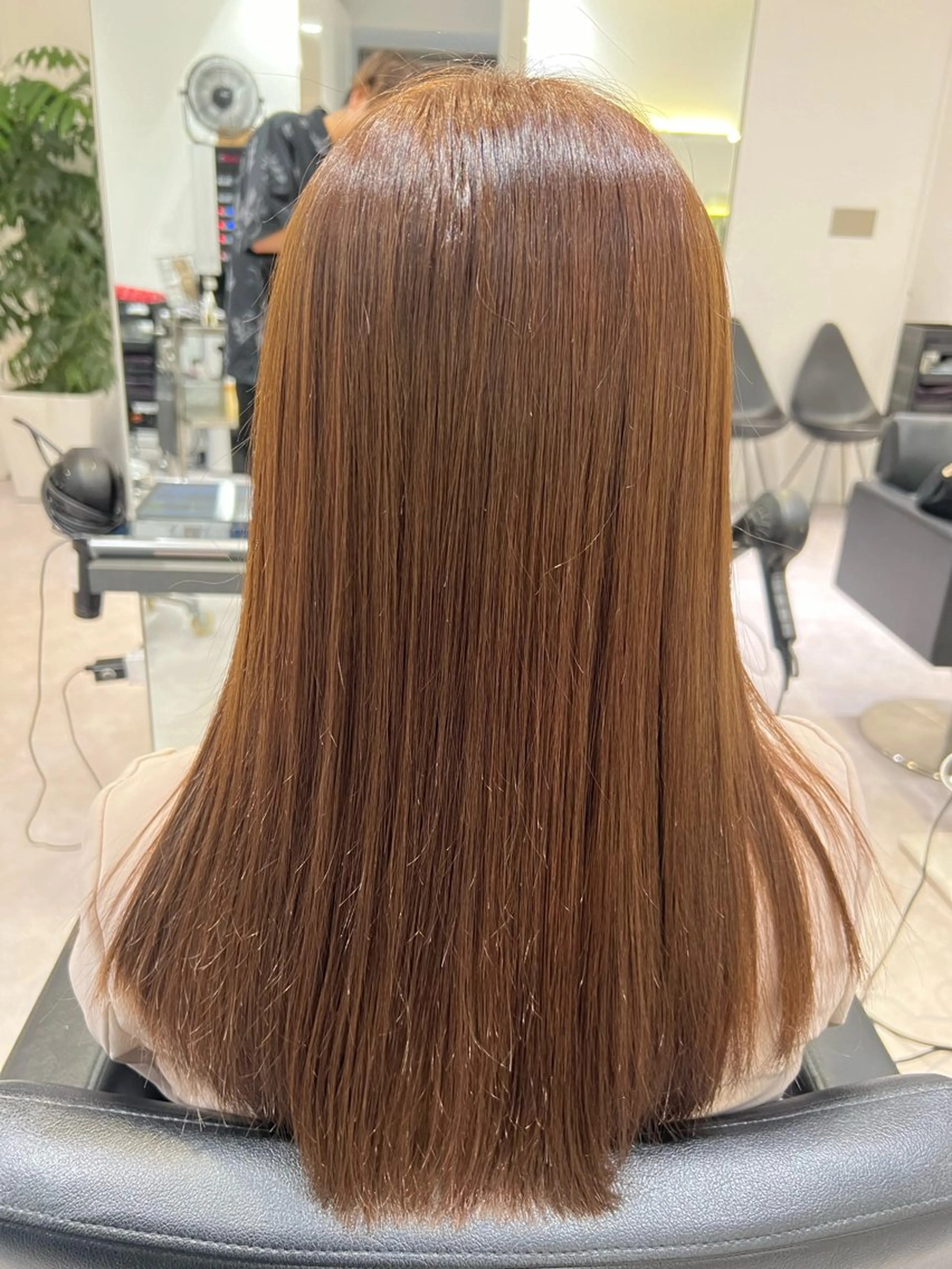 ロング アッシュ 無料カットモデル /小顔ショート/荒砂のヘアスタイル