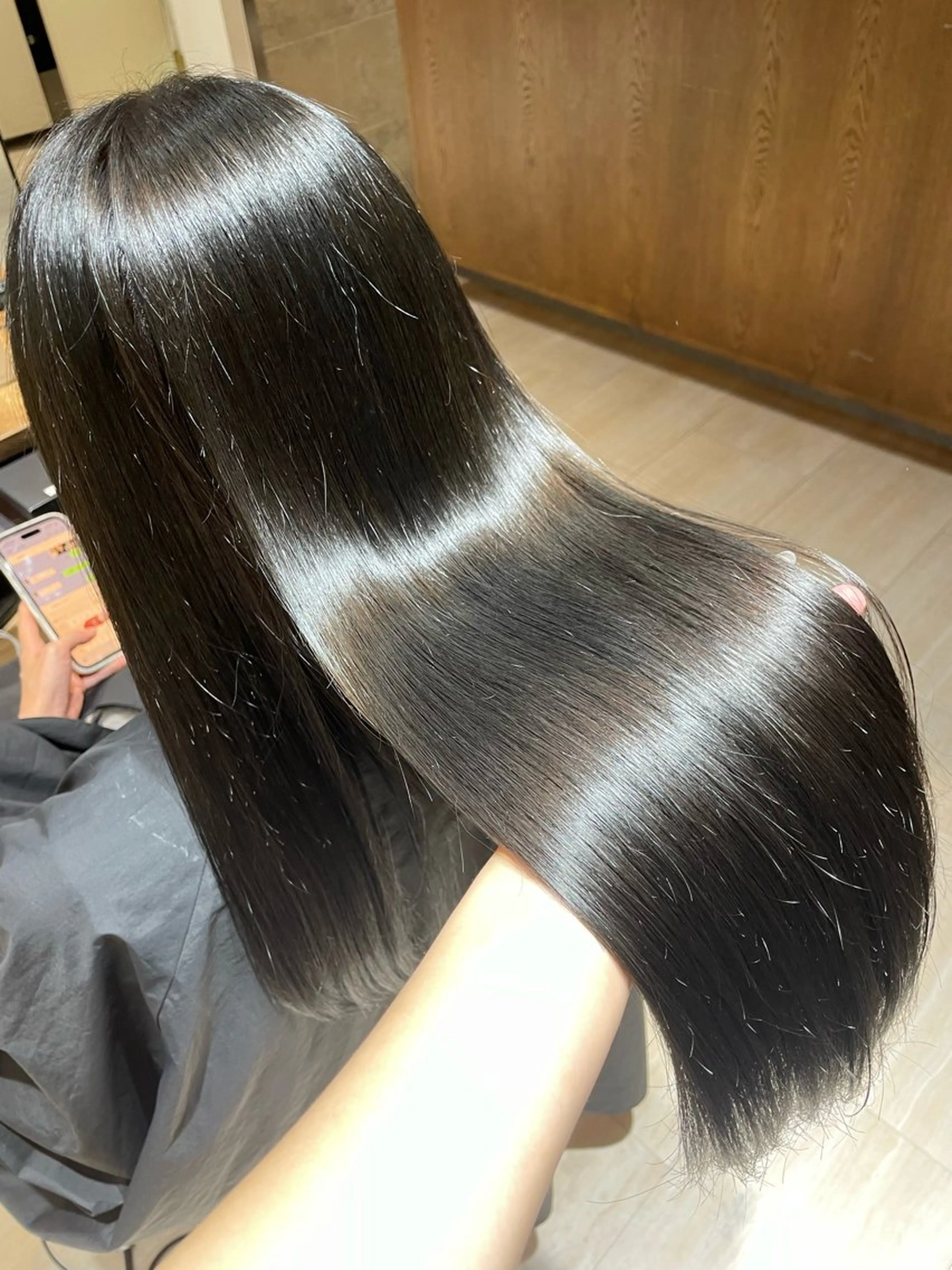 カラー ブラウンカラー オリーブブラウン ヘアカラー 艶カラー/アレンジ/ はまぐちうみのヘアスタイル