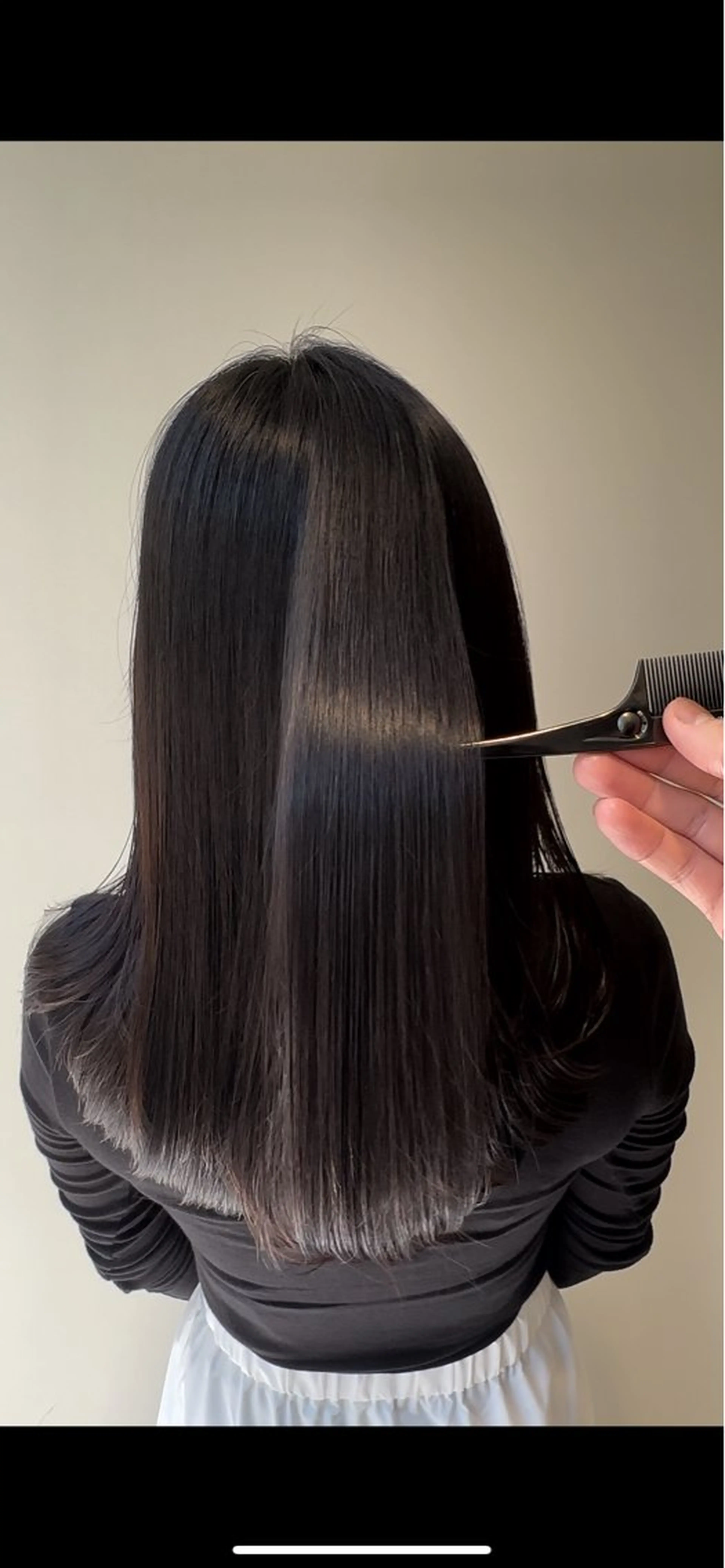 ロング 髪質改善 縮毛矯正 トリートメント 酸性ストレート 酸熱トリートメント fiica （フィーカ）所属・金子侑史 /縮毛矯正の人のヘアスタイル