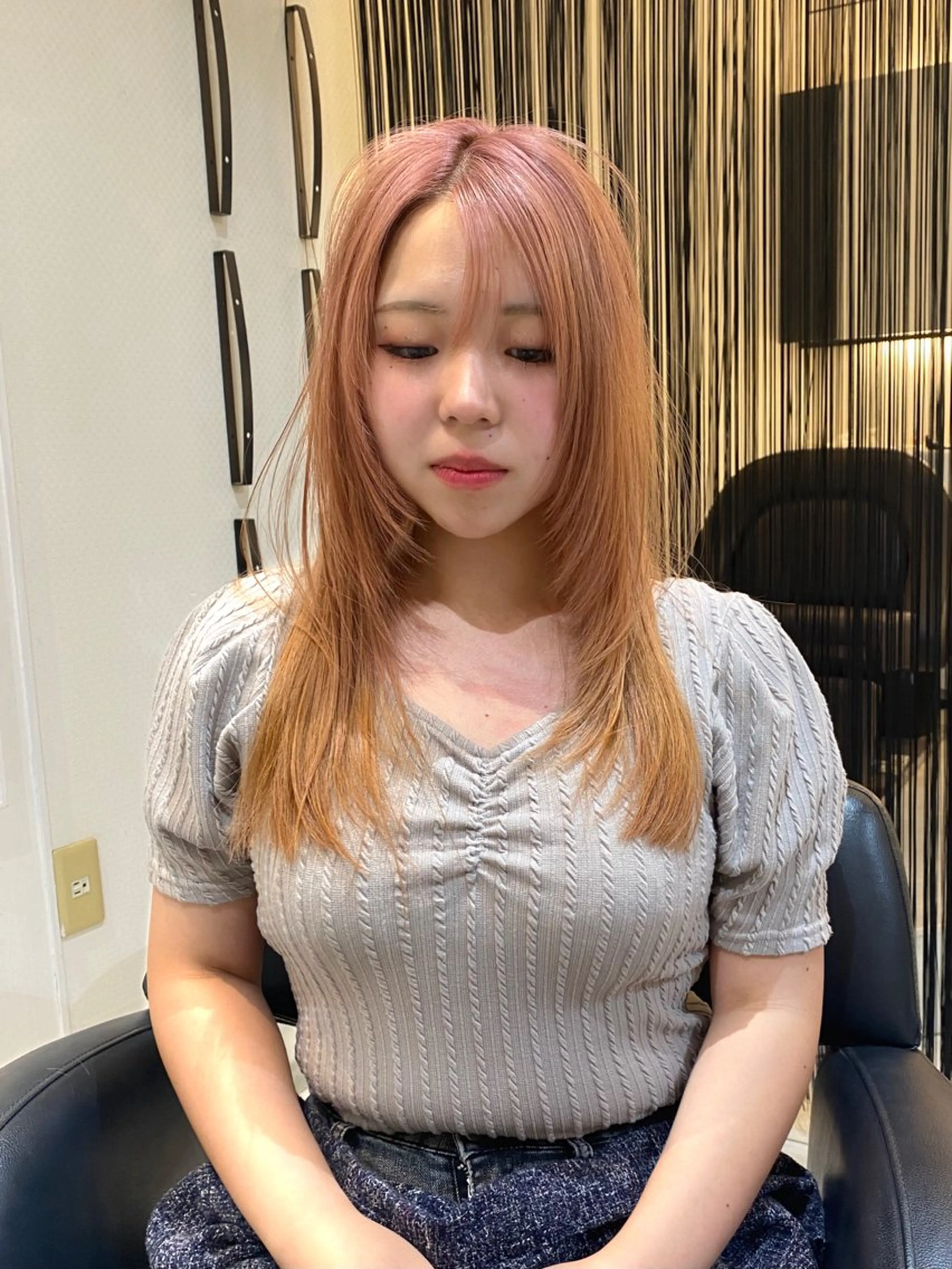 セミロング カラー カット ヘアカラー トリートメント mai / linoah˚✧のヘアスタイル