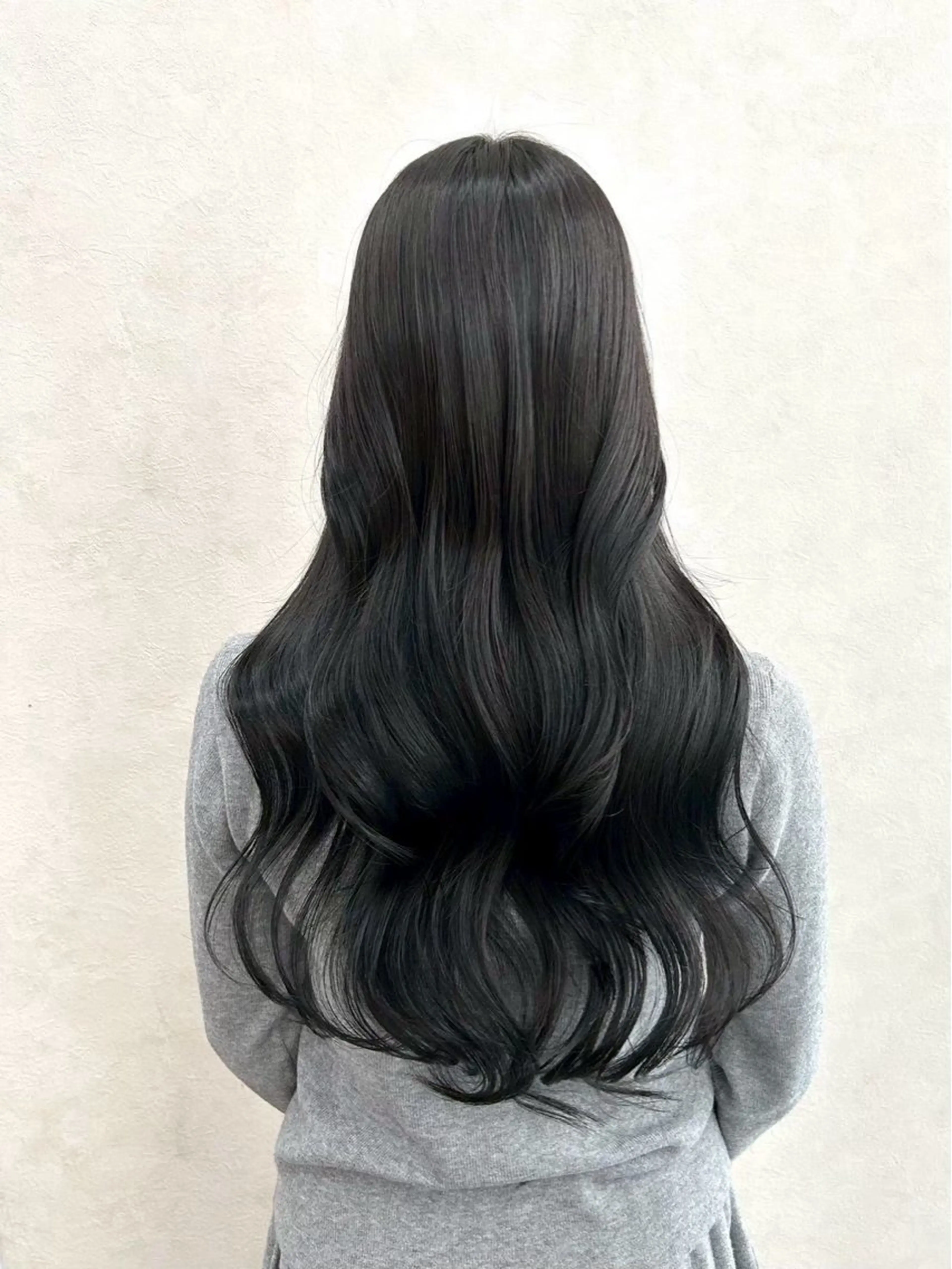 ロング ヘアカラー ✨垢抜けカラー/シ ャドウ毛流れパーマ✨のヘアスタイル