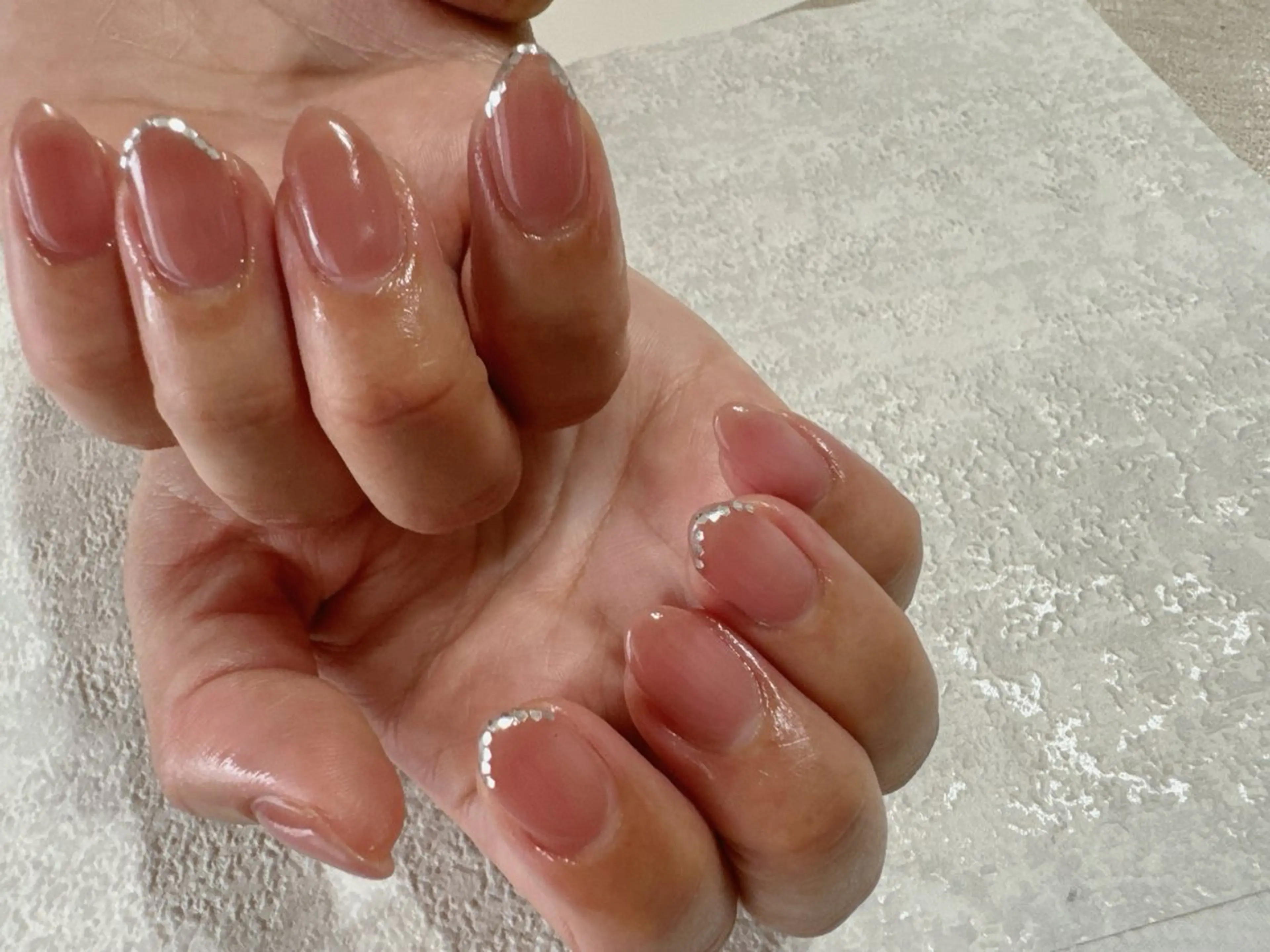 ネイル ジェルネイル ホログラムネイル メンズネイル パラジェル シンプルネイル kikinail 溝の口のネイルデザイン