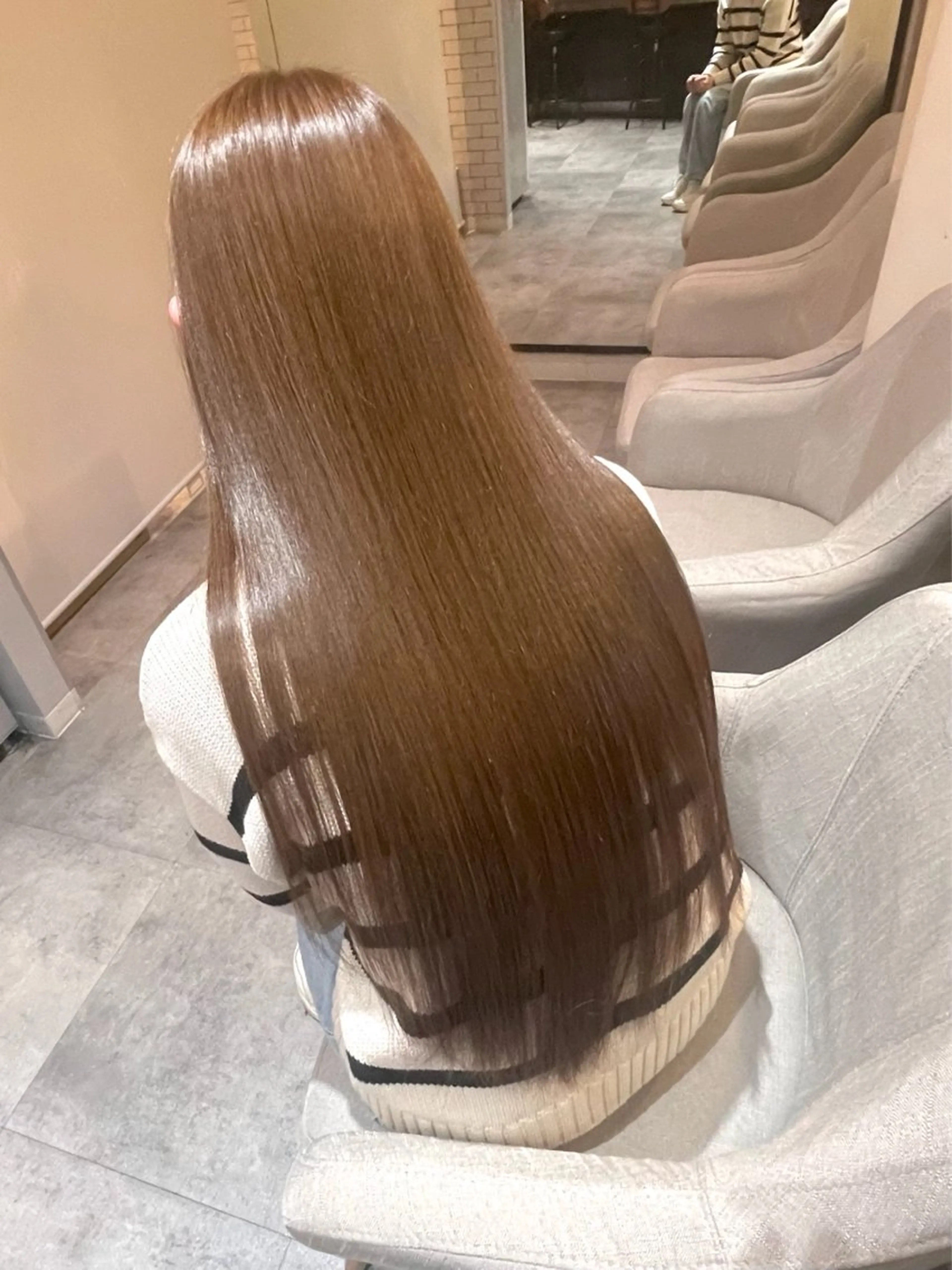 【イチオシ✨】選べるヘアカラー🌟＋デザインカット💇‍♀️＋りんご幹細胞トリートメント🍎（寒色/暖色）の写真