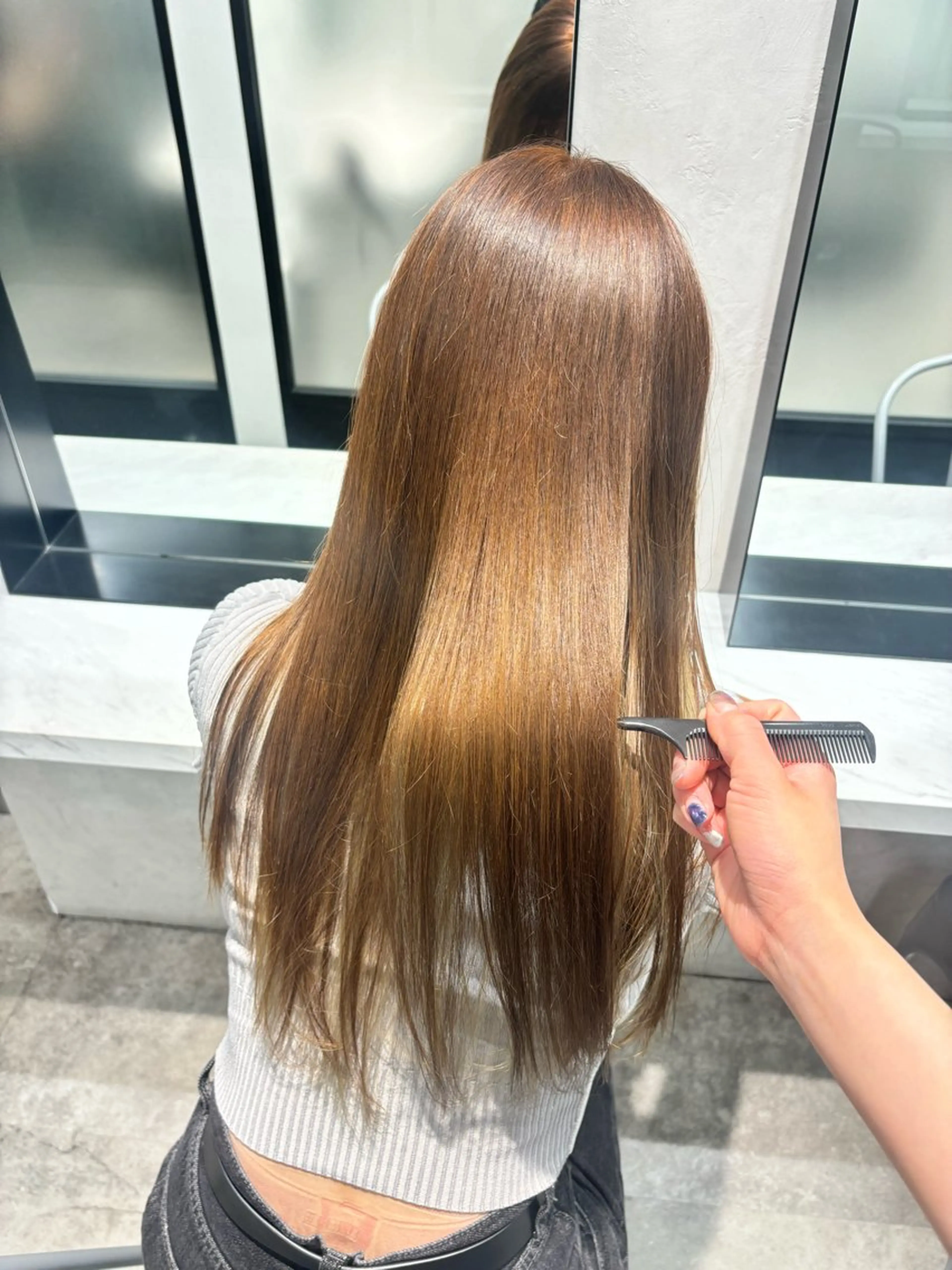 ロング 艶髪ストレート🫶 AYANAのヘアスタイル