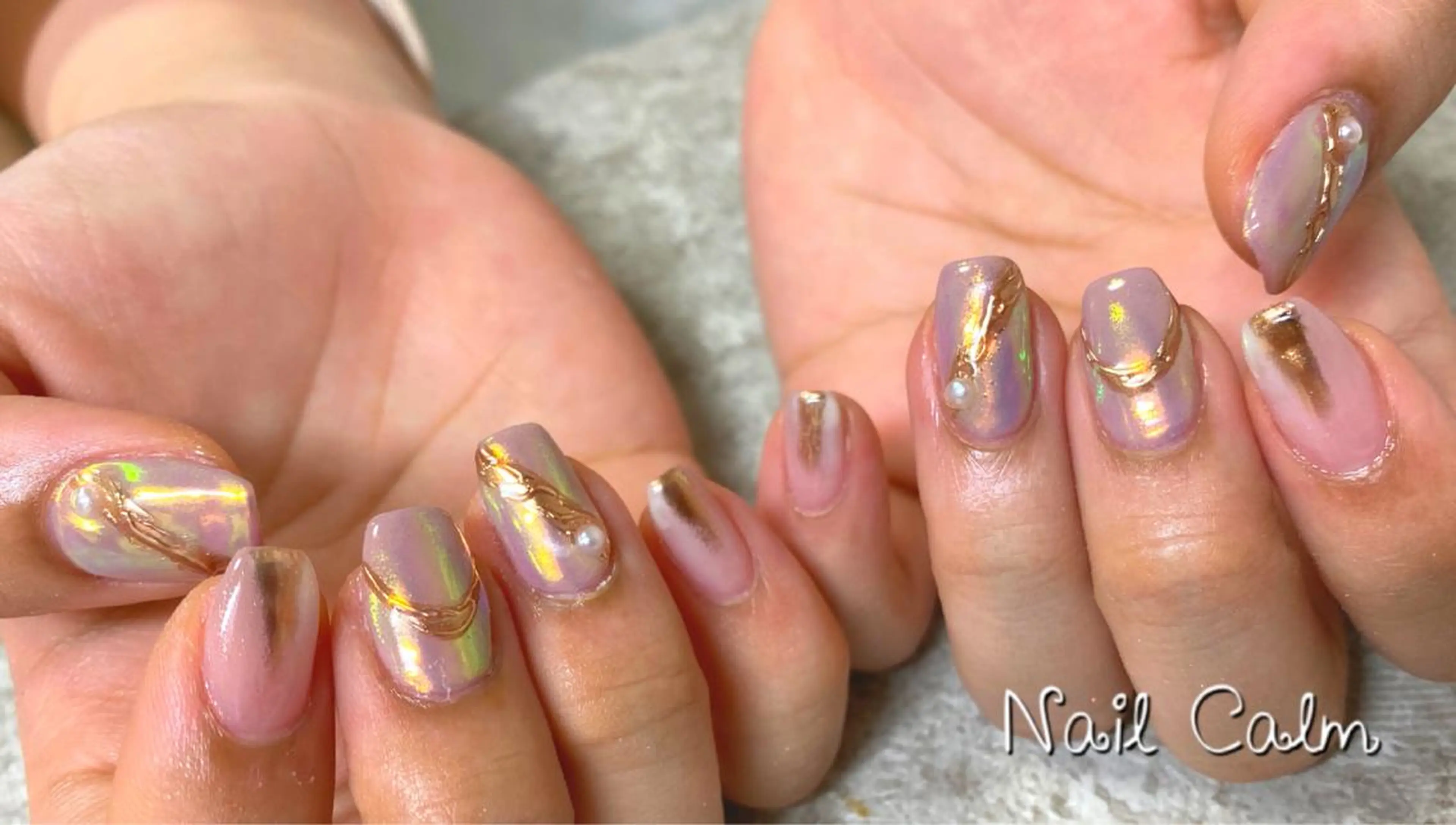 ネイル アートネイル ハンドネイル Nail Calm所属・プライベートサロン Calmのネイルデザイン