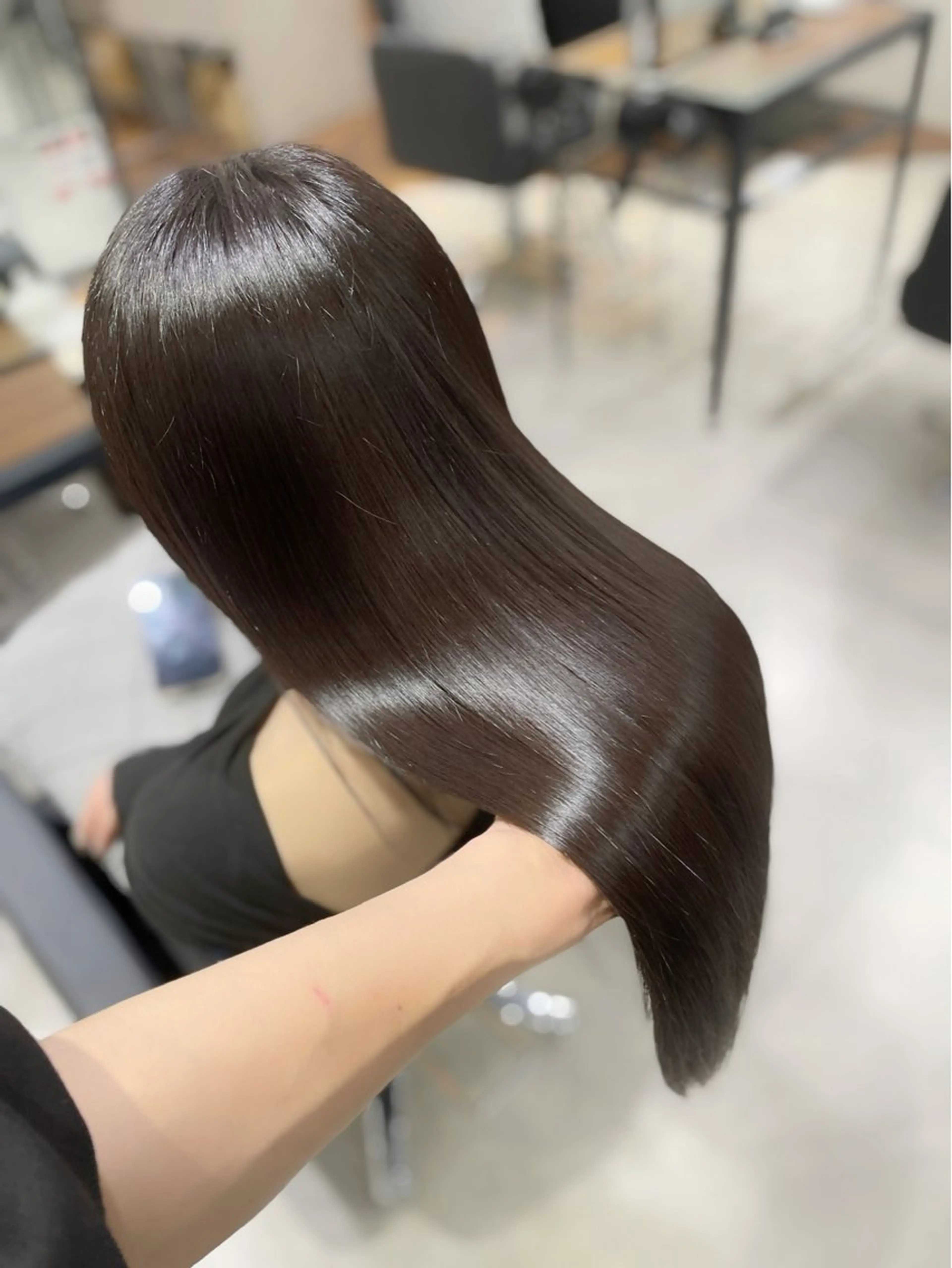 ロング 髪質改善 縮毛矯正 トリートメント カット ヘアカラー トリートメント 杉野🫧美髪🫧 Zina博多店長のヘアスタイル