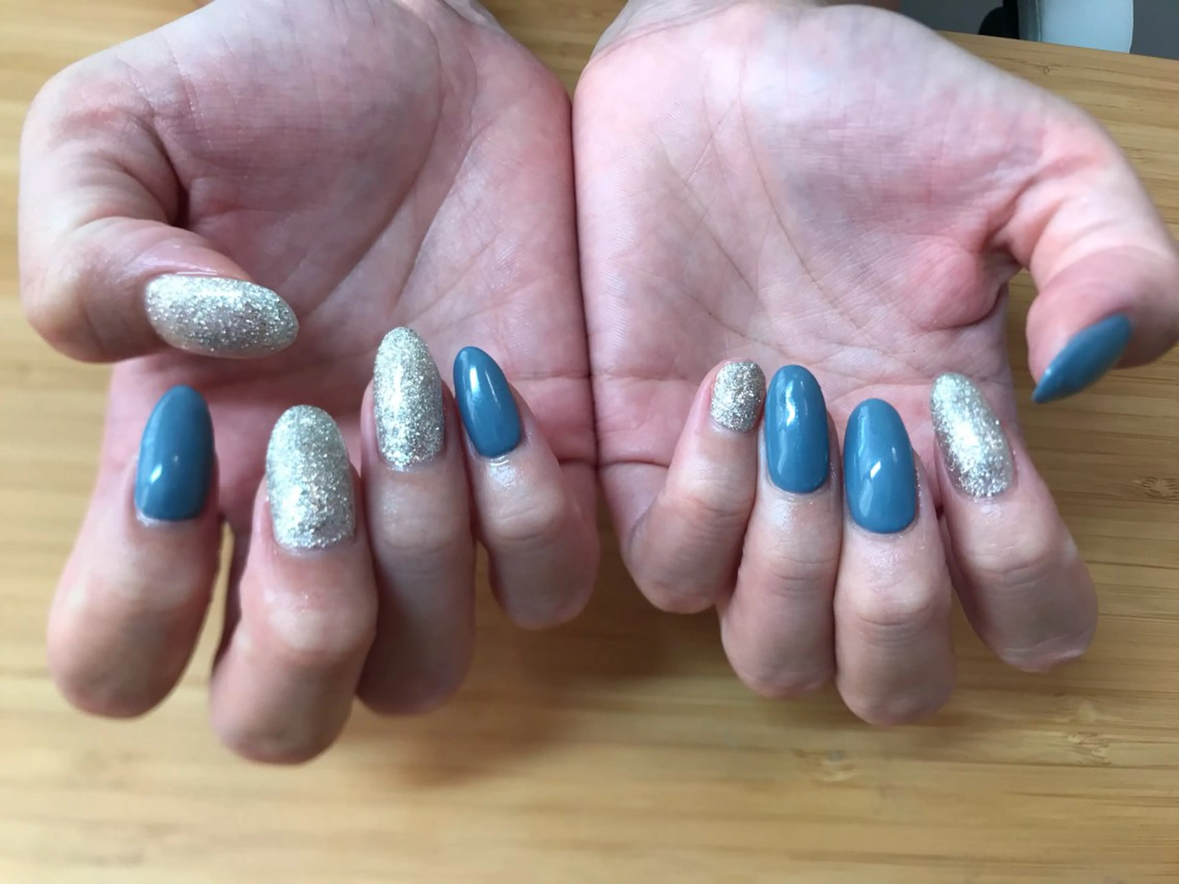 ワンカラー、ラメグラの写真