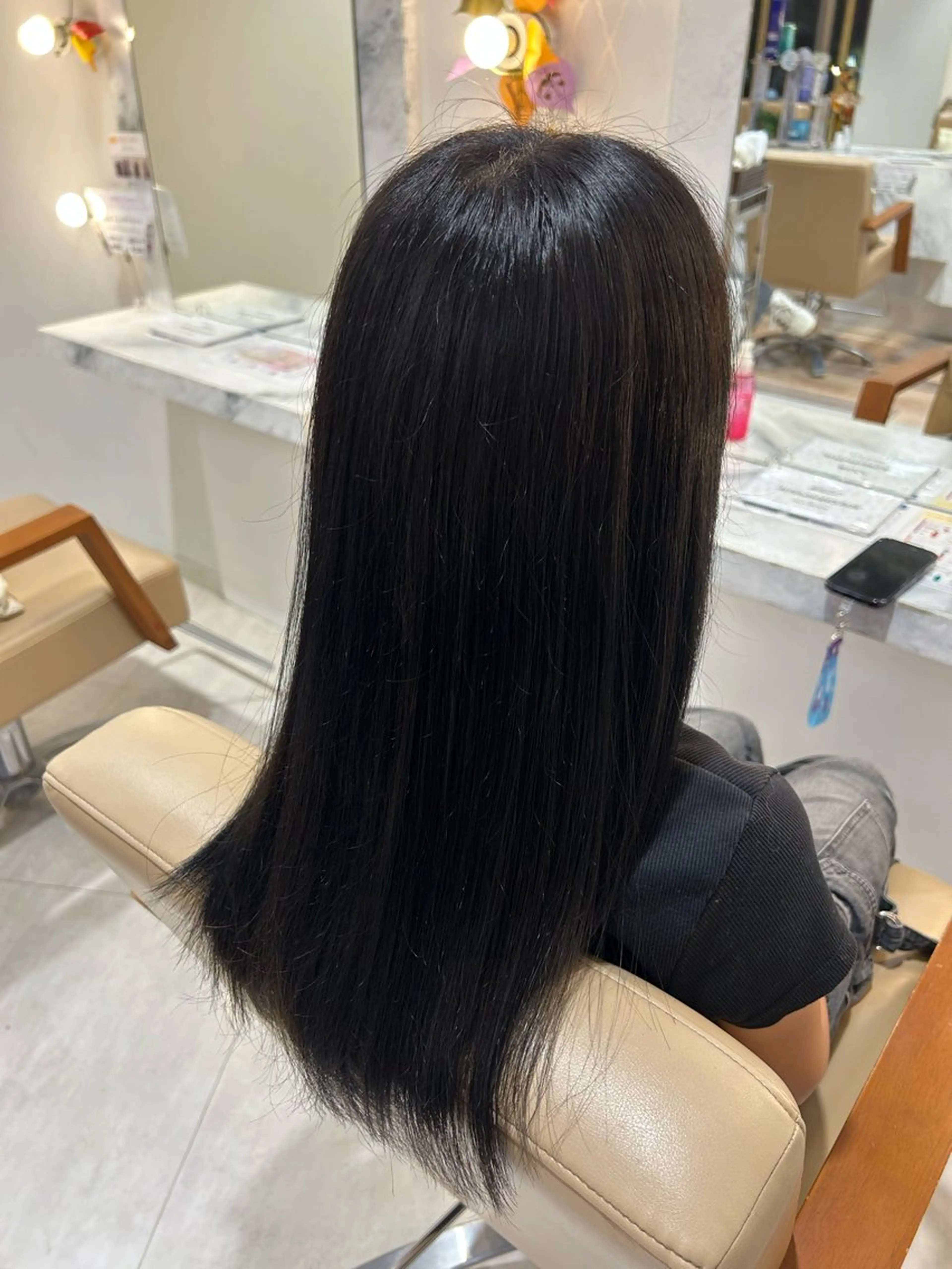 ロング トリートメント ヘアカラー トリートメント ヘアメイクwill野田阪神店所属・石井 悠のヘアスタイル