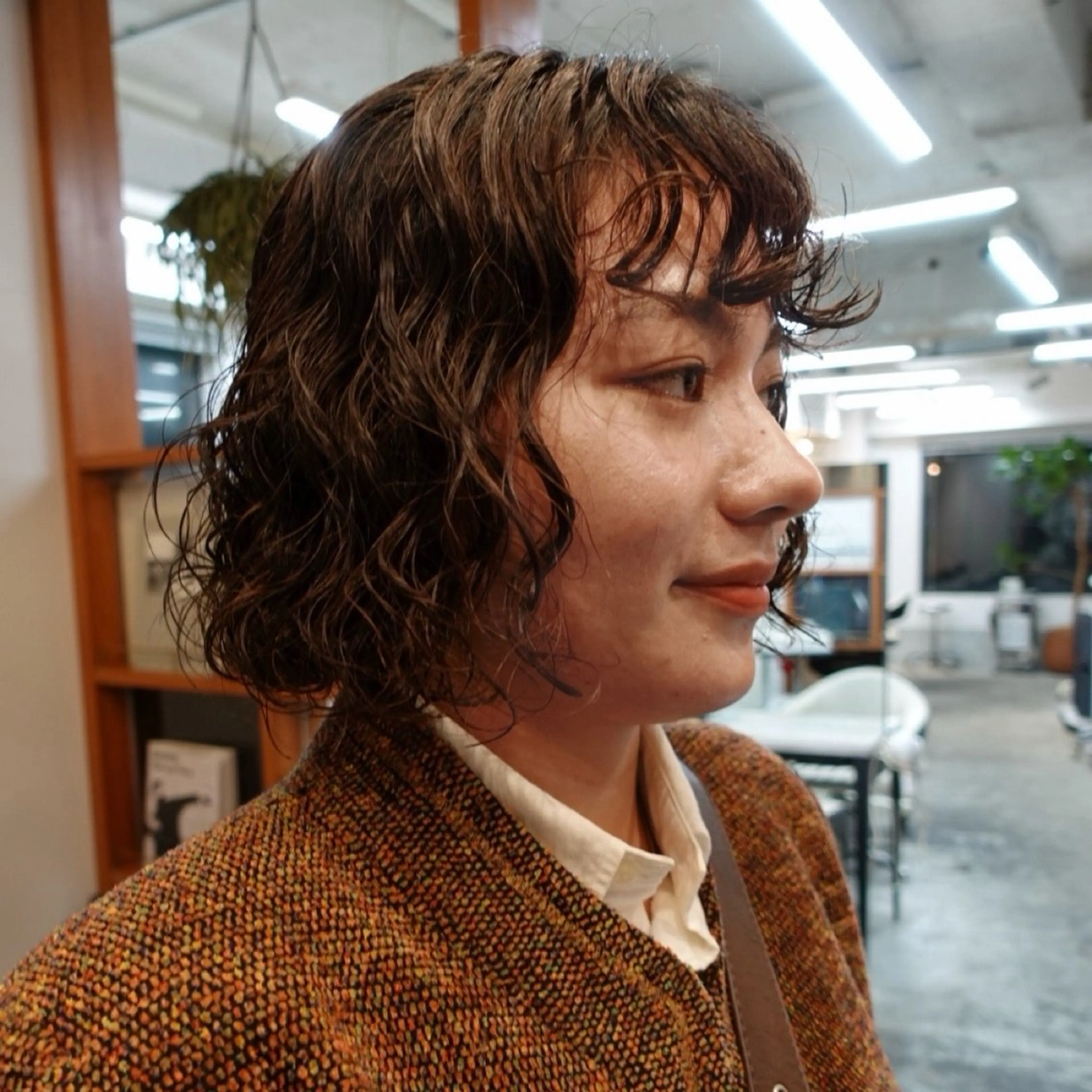 ショート パーマ ヘアアレンジ ボブ カット パーマ 🌐サトウ リョウ🌐のヘアスタイル