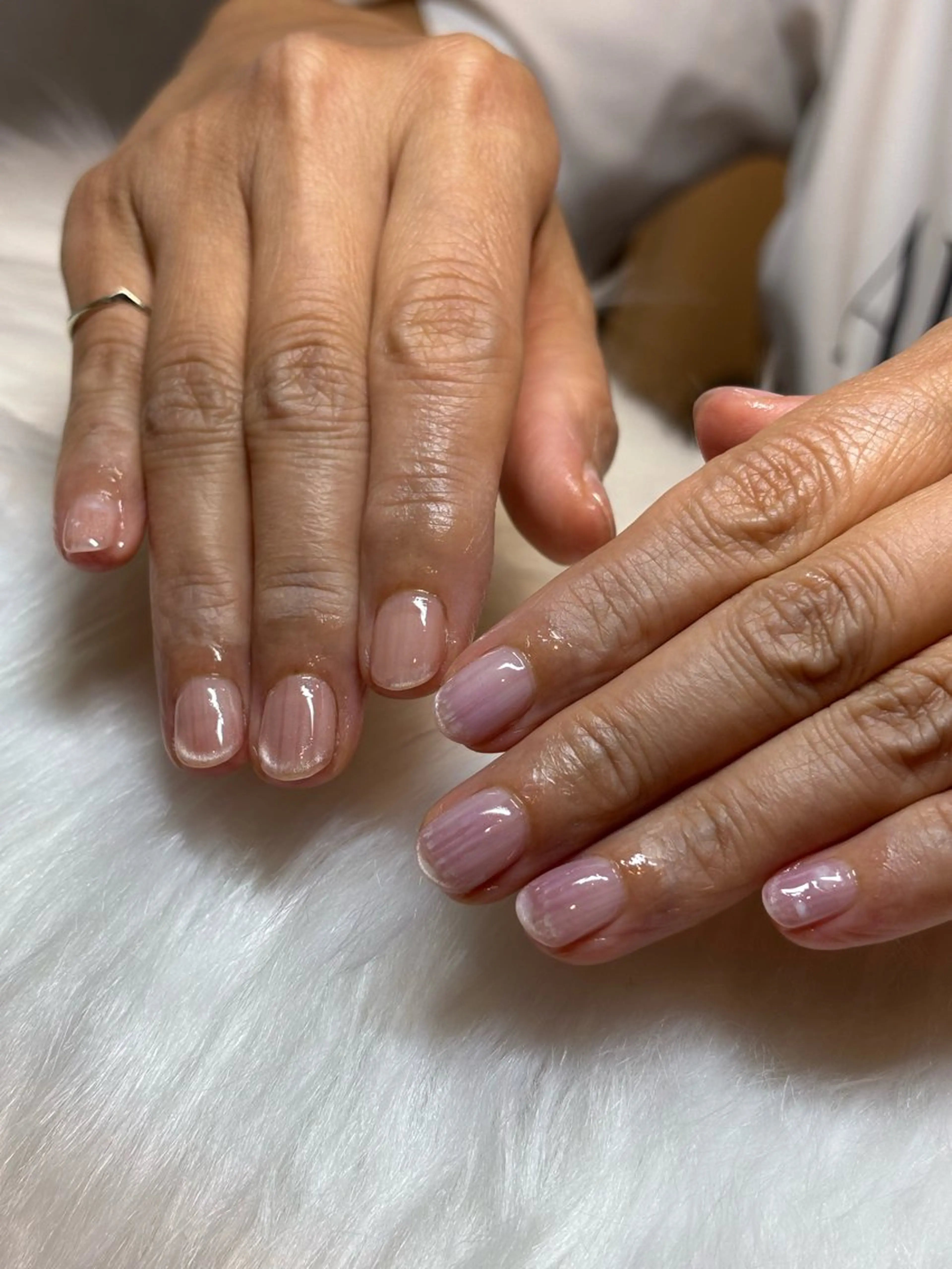 ネイル マグネットネイル peach nail ayakaのネイルデザイン