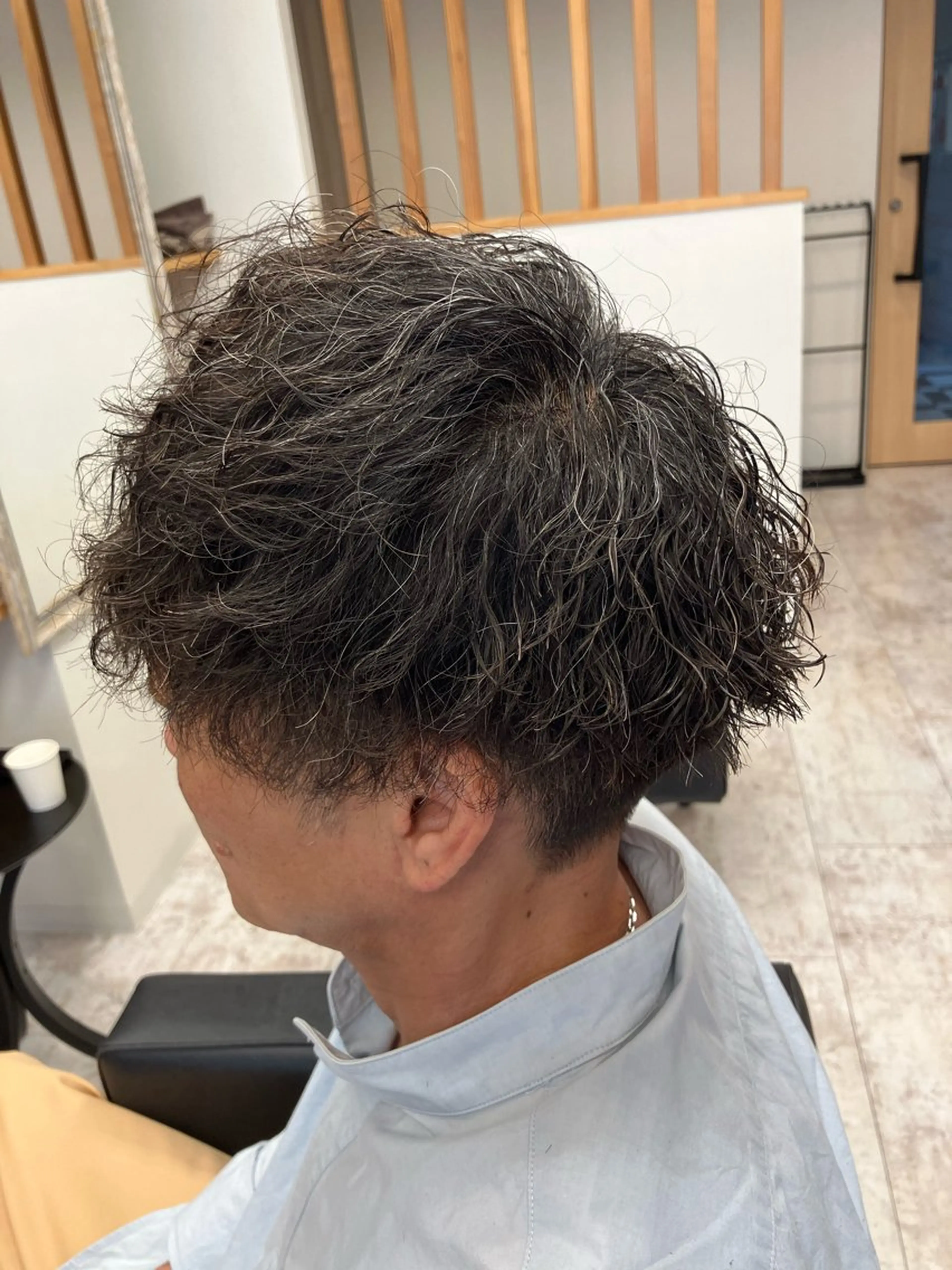 パーマ メンズ カット パーマ メンズ特化/パーマ/ フェードWATARUのヘアスタイル