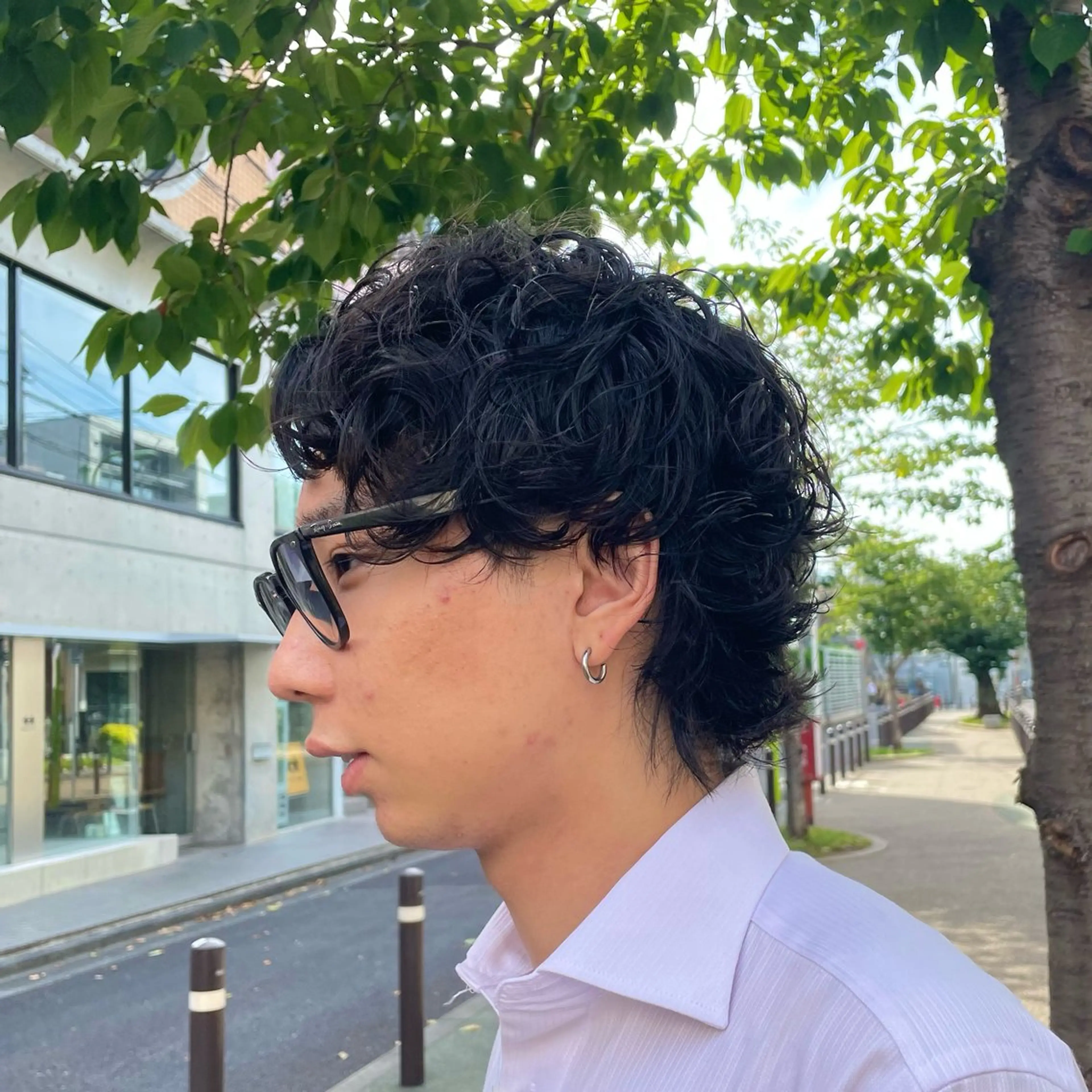 パーマ メンズ 西村 友佑のヘアスタイル
