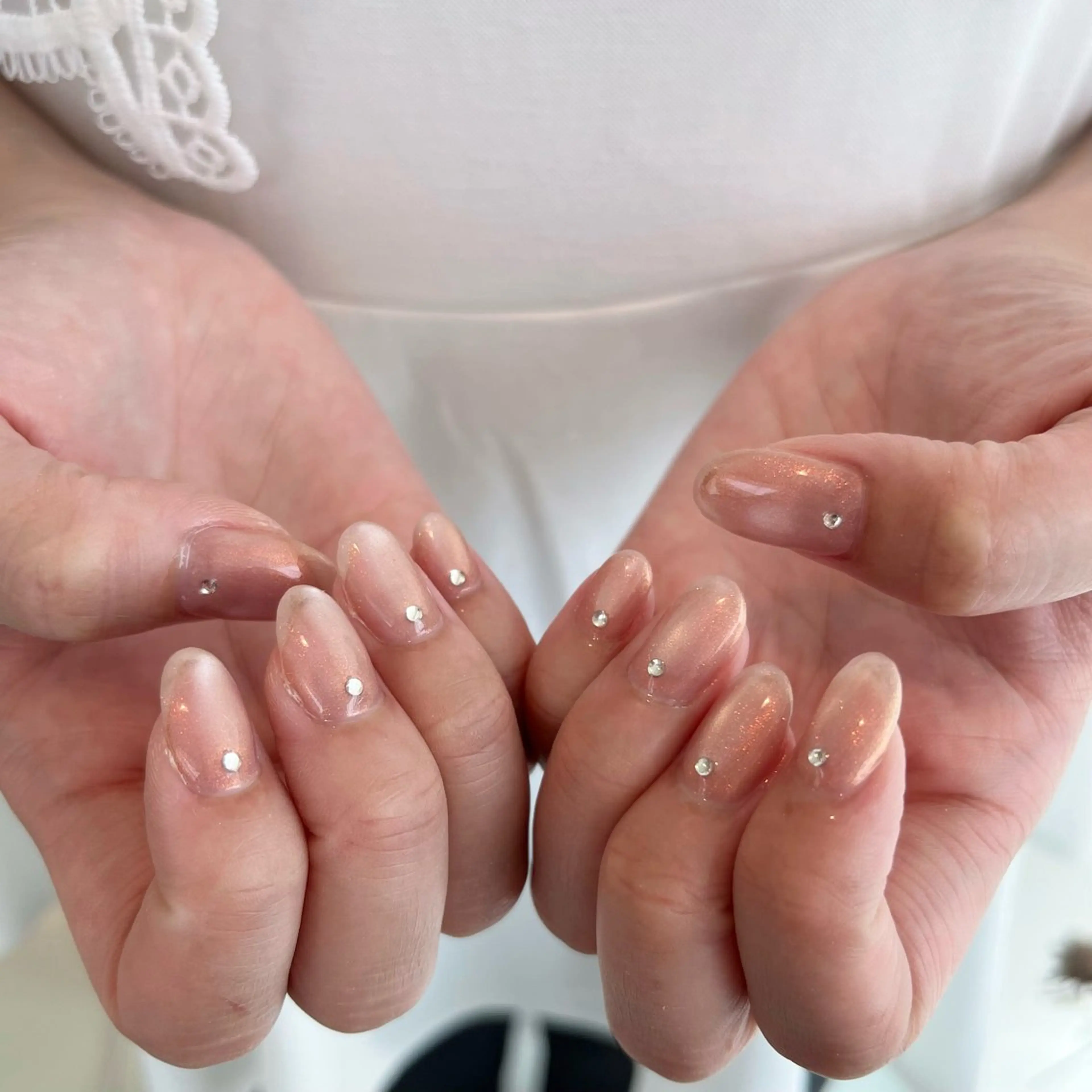 ネイル アートネイル 韓国ネイル マグネットネイル オフィスネイル シンプルネイル ハンドネイル petit所属・Yuka ネイリストのネイルデザイン