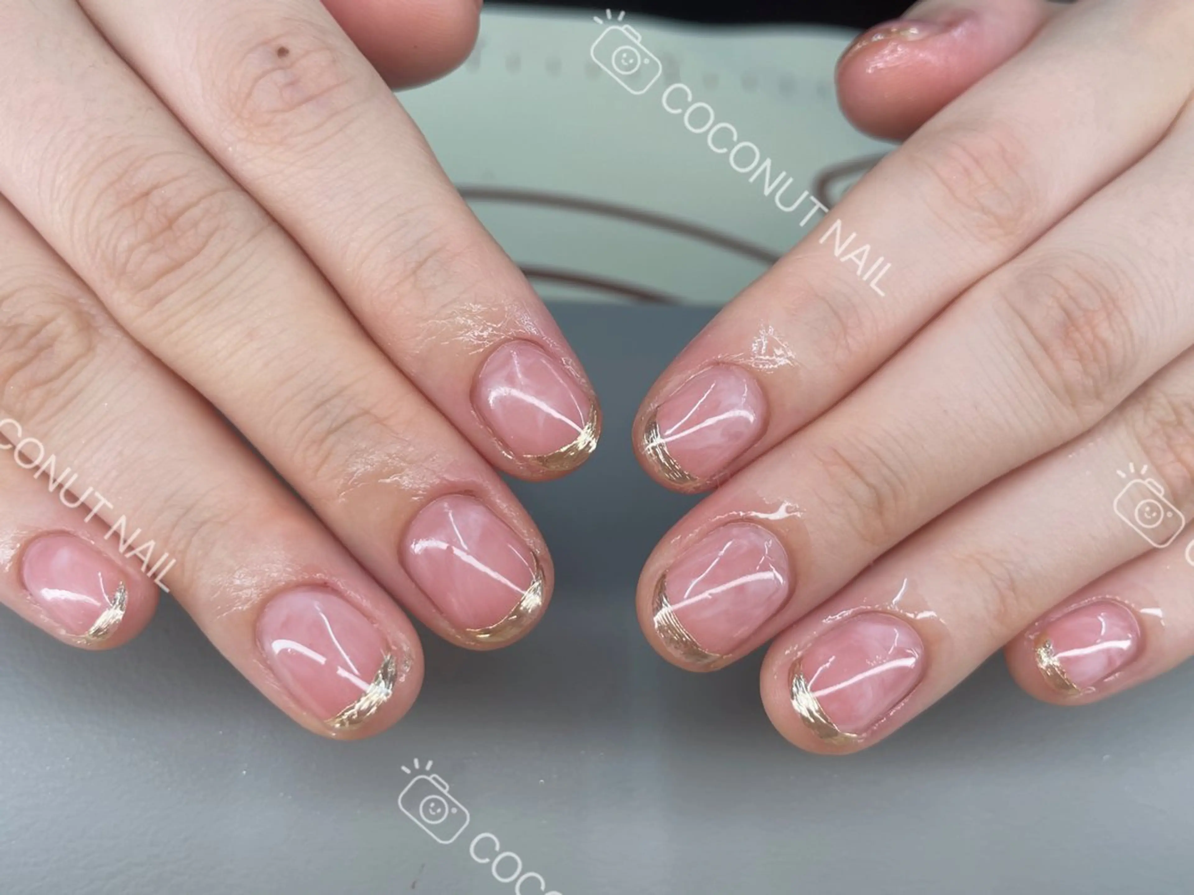 ネイル ハンドネイル 神田 ココナッツのネイルデザイン