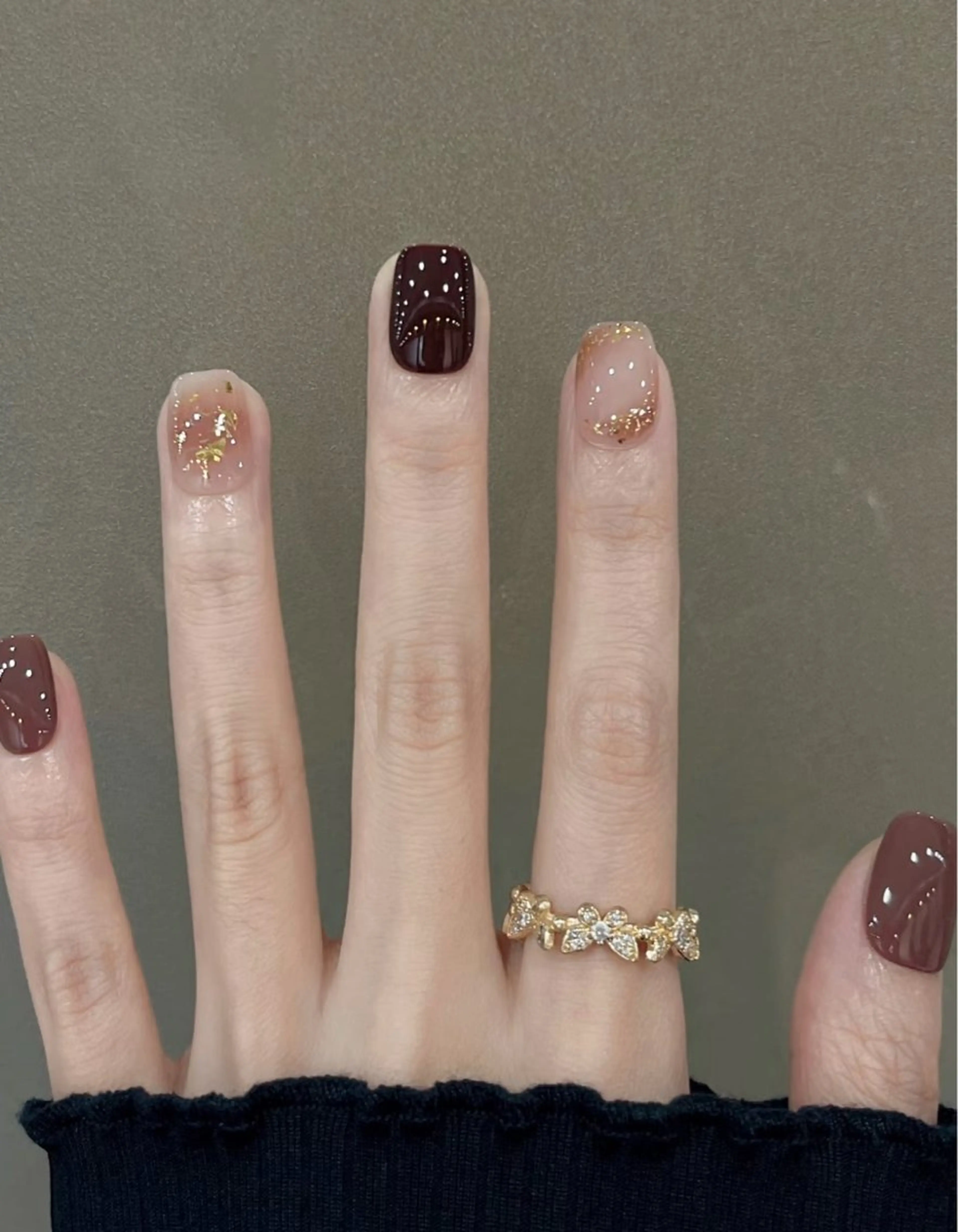 ネイル アートネイル オーロラネイル チークネイル フレンチネイル ガラスフレンチ ハンドネイル 🎀🎀YooLi Nail Salonのネイルデザイン