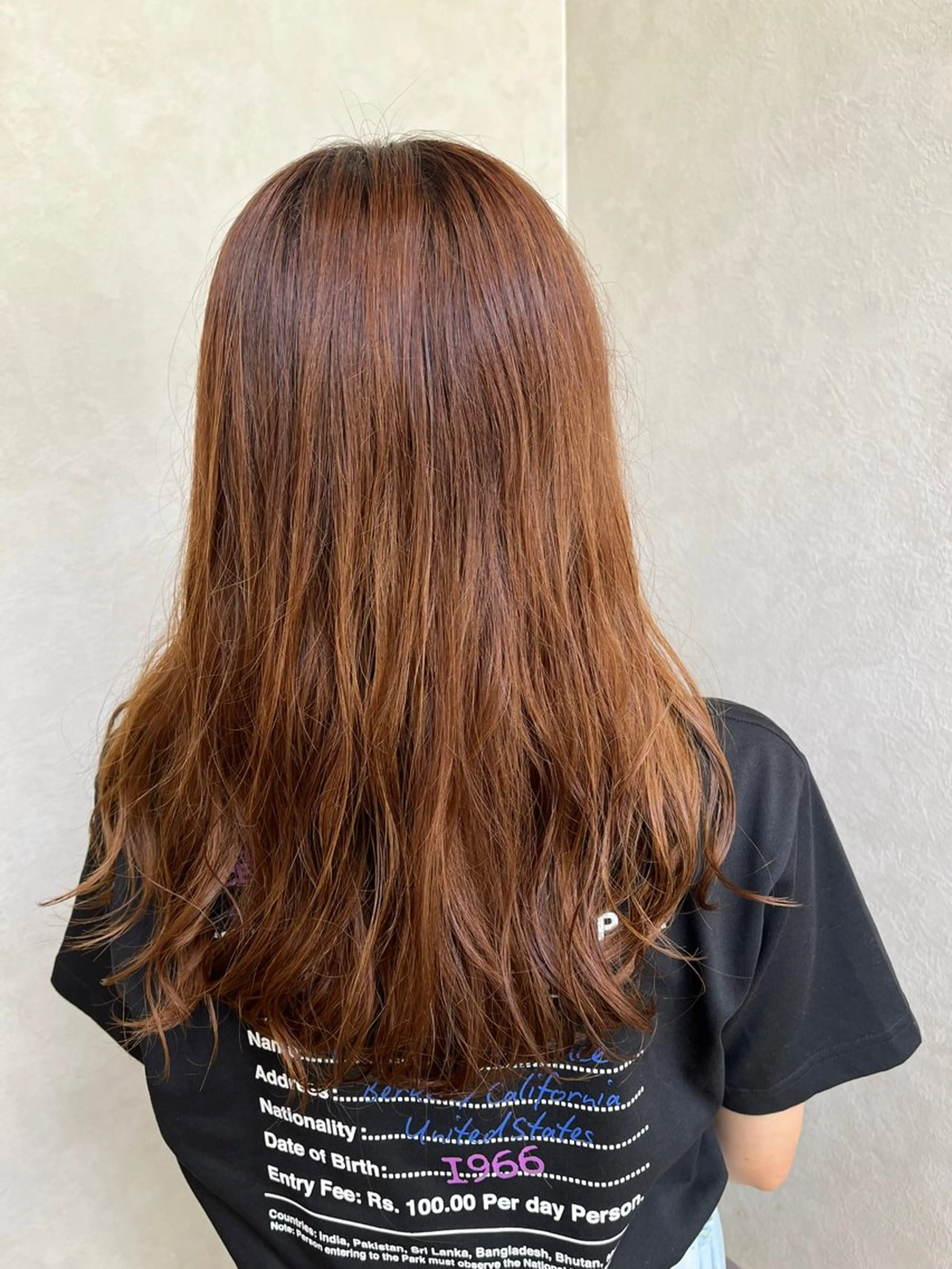 ロング パーマ デジタルパーマ number大分/ 磯部栞里のヘアスタイル