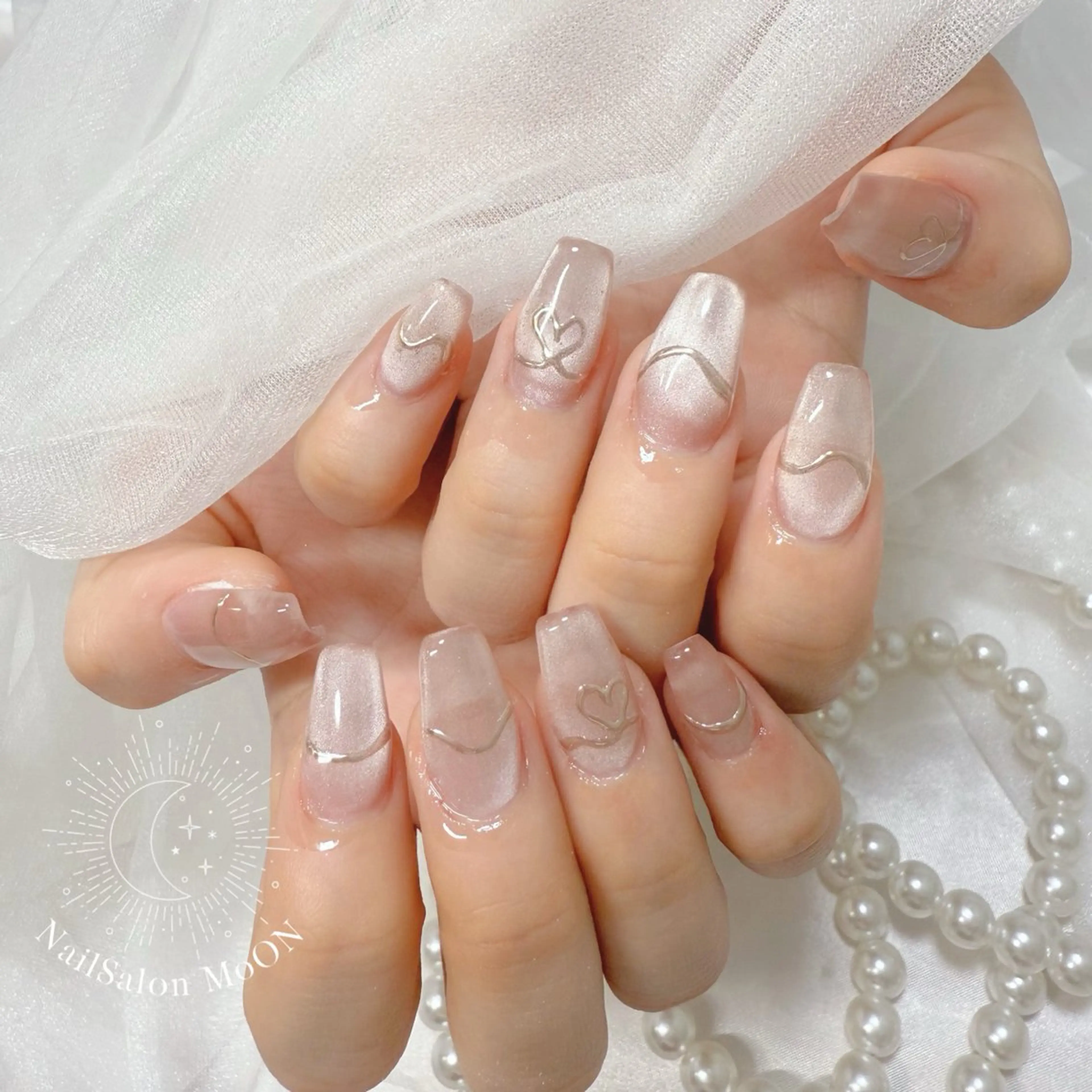ネイル MoON...❤︎ MeGuのネイルデザイン
