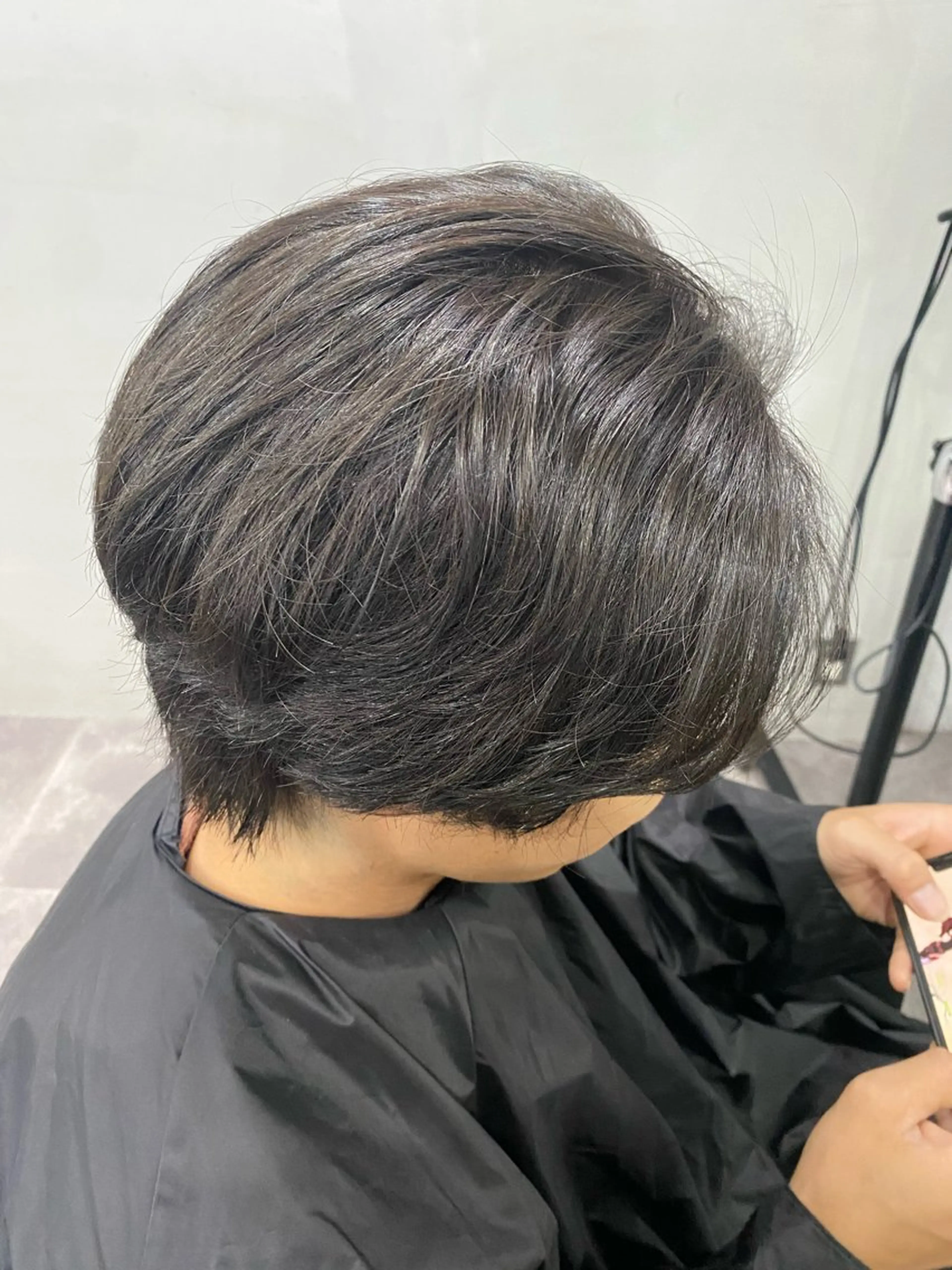 カラー アッシュ ダークアッシュ Cecil hair所属・yui/パーマ/ メンズカットのヘアスタイル