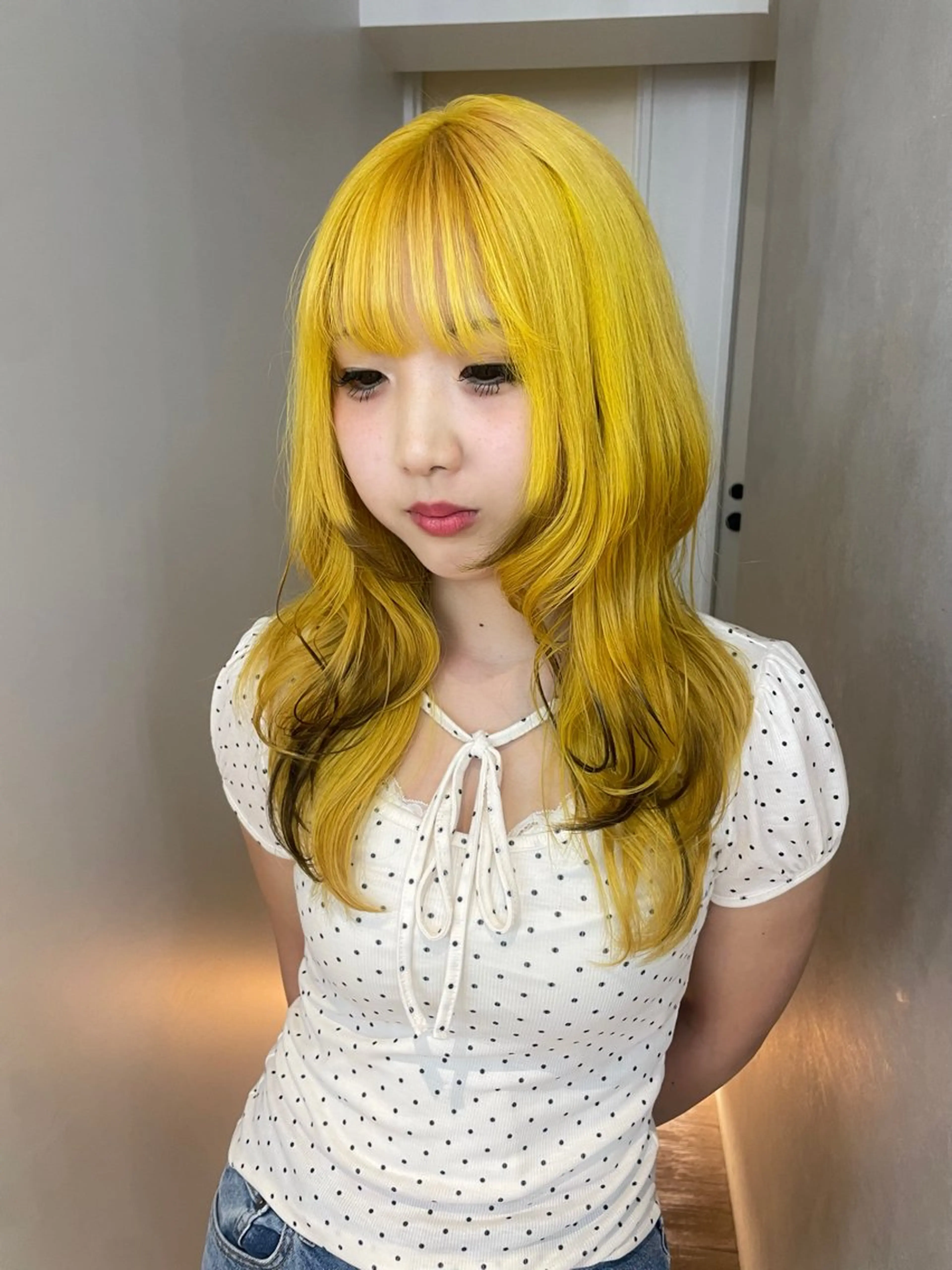 カラー ハッシュレイヤー/ ハイトーン/senaのヘアスタイル