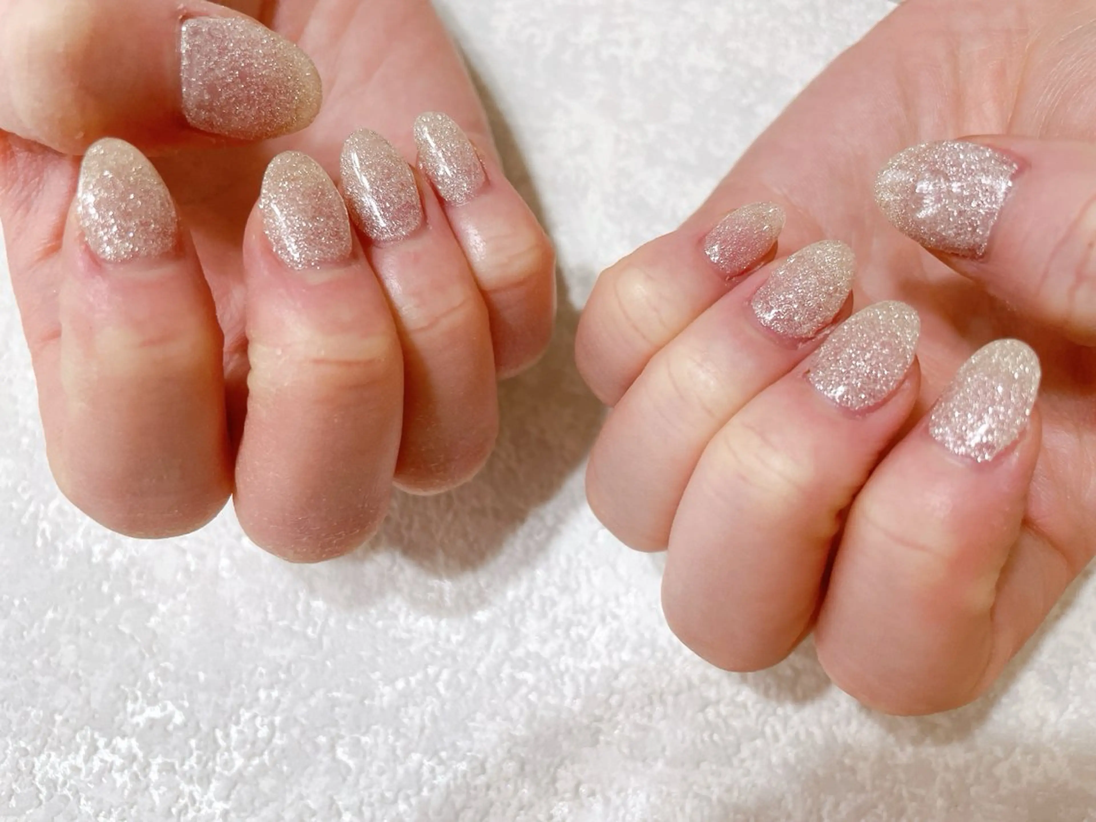 ネイル クリアネイル ジェルネイル ハート 韓国ネイル ラメ(グリッター) kikinail 溝の口のネイルデザイン