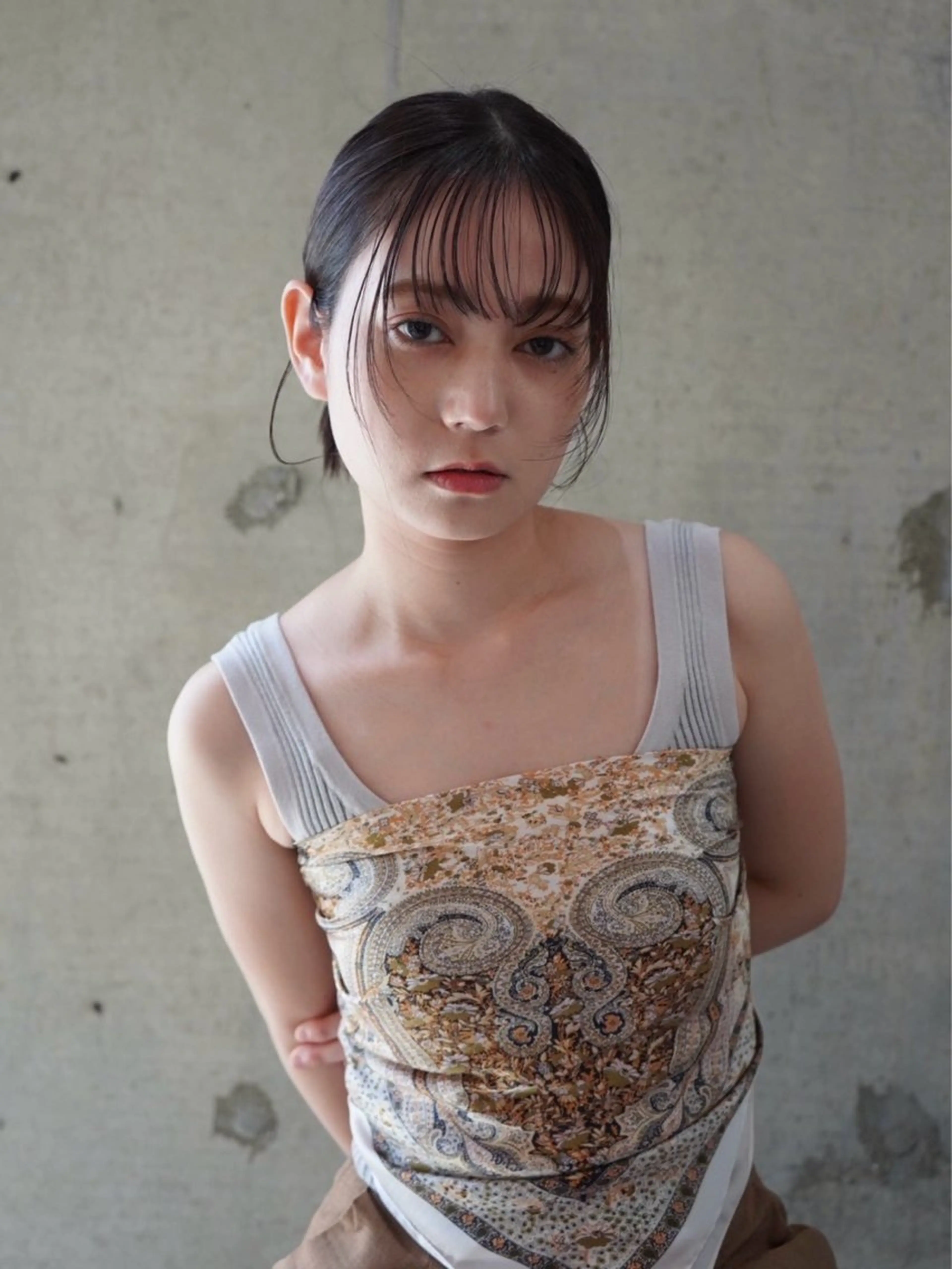 ミディアム カラー ヘアアレンジ STACY所属・山城 夢真のヘアスタイル