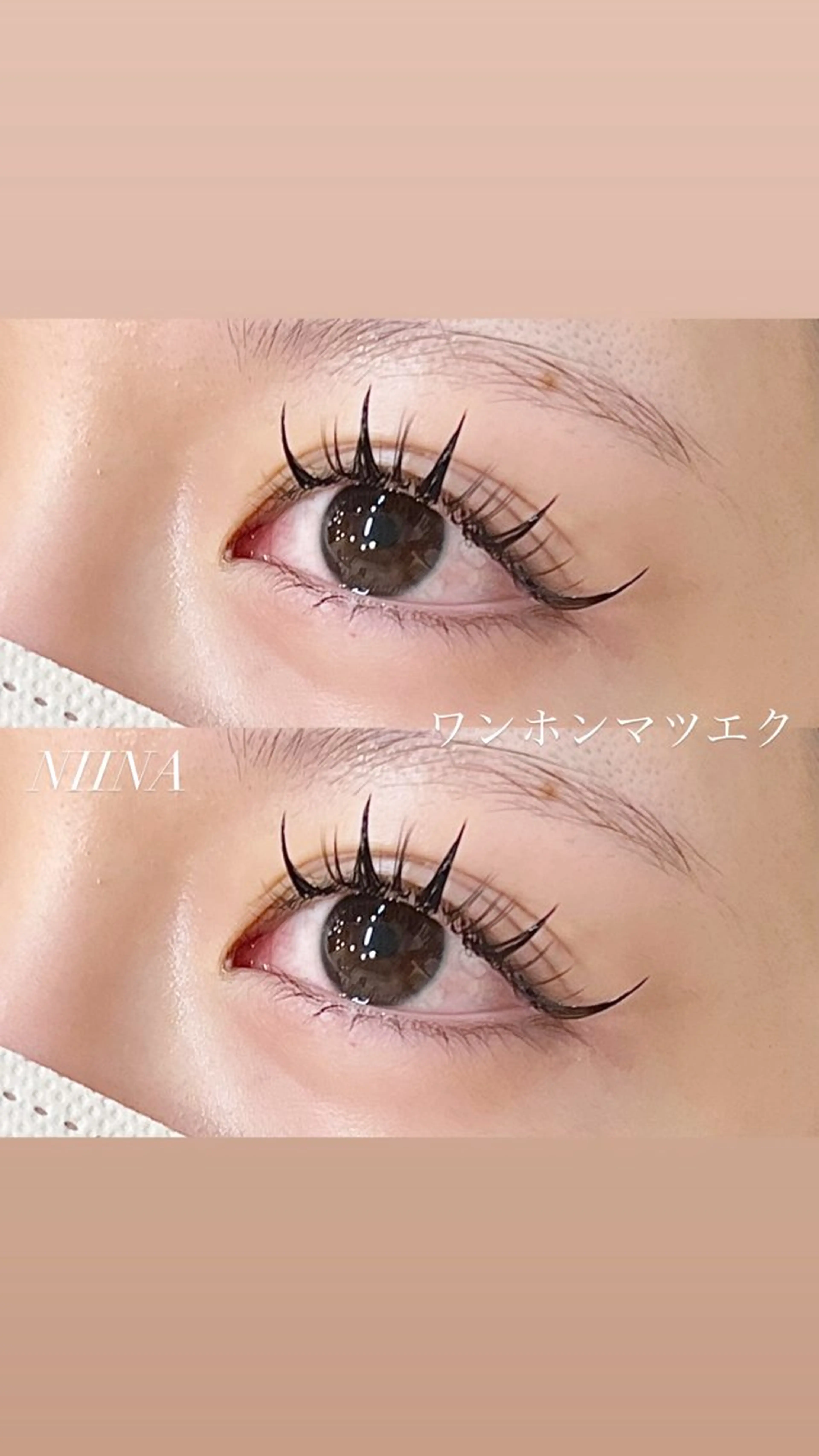 マツエク・マツパ eye lash salon Sarry所属・NIINA ☪️のマツエク・マツパデザイン