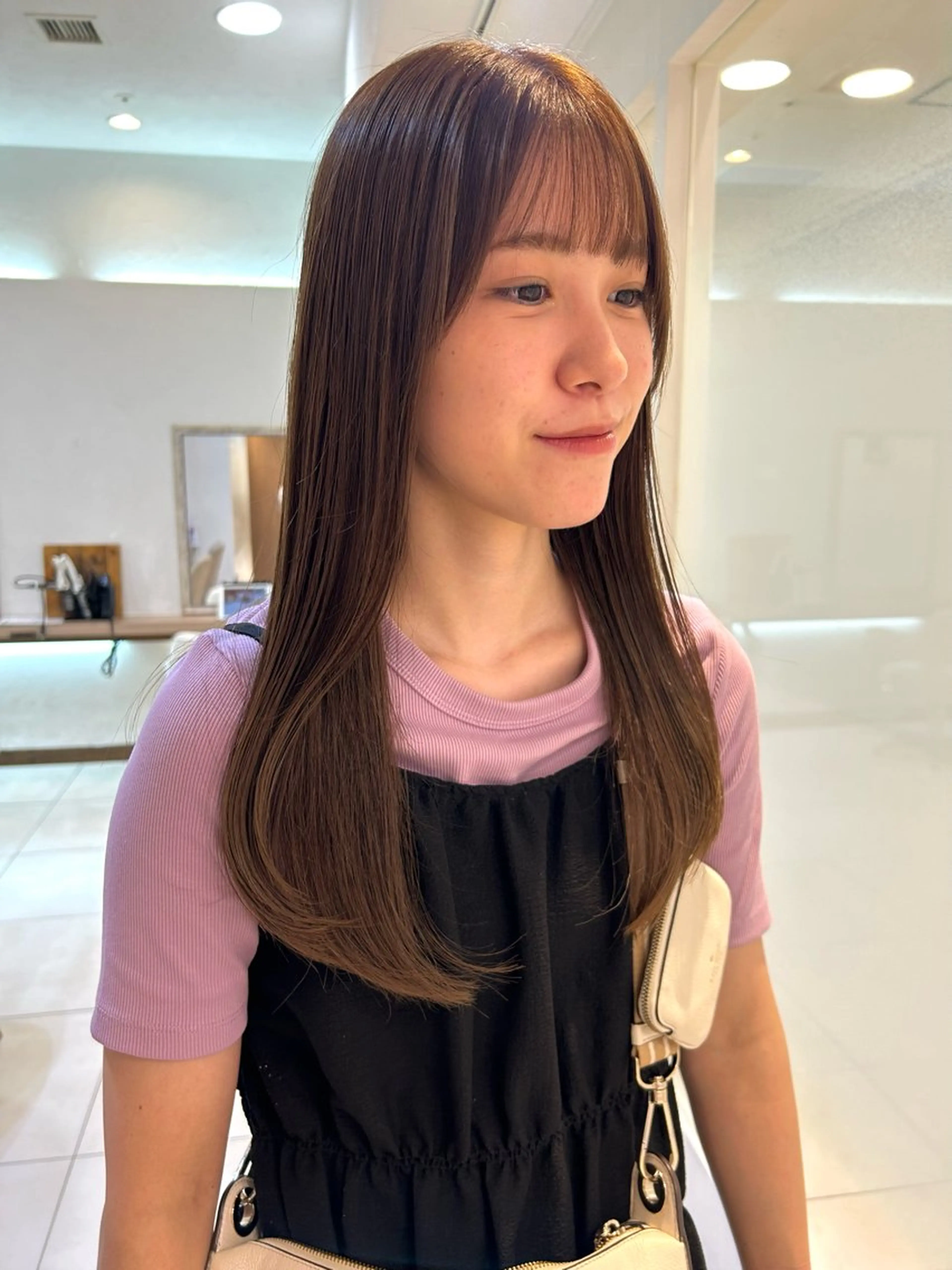 ロング カラー カット ヘアカラー トリートメント 似合わせカラー/艶 髪質改善/ヨシザキのヘアスタイル