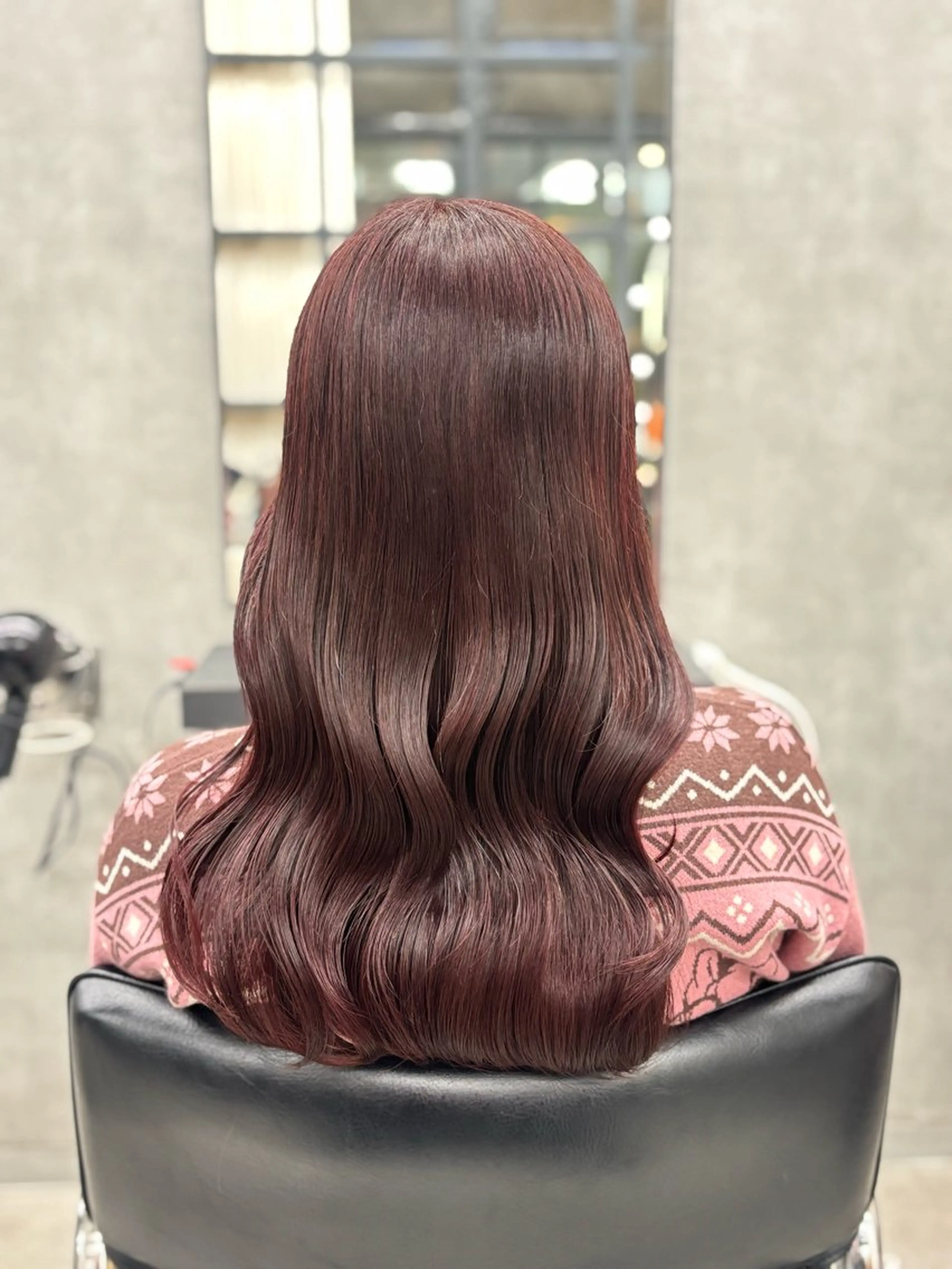 ロング カラー 髪質改善 縮毛矯正 トリートメント ヘアカラー 縮毛矯正 トリートメント 巻ける縮毛矯正🌸 勝倉　麗のヘアスタイル