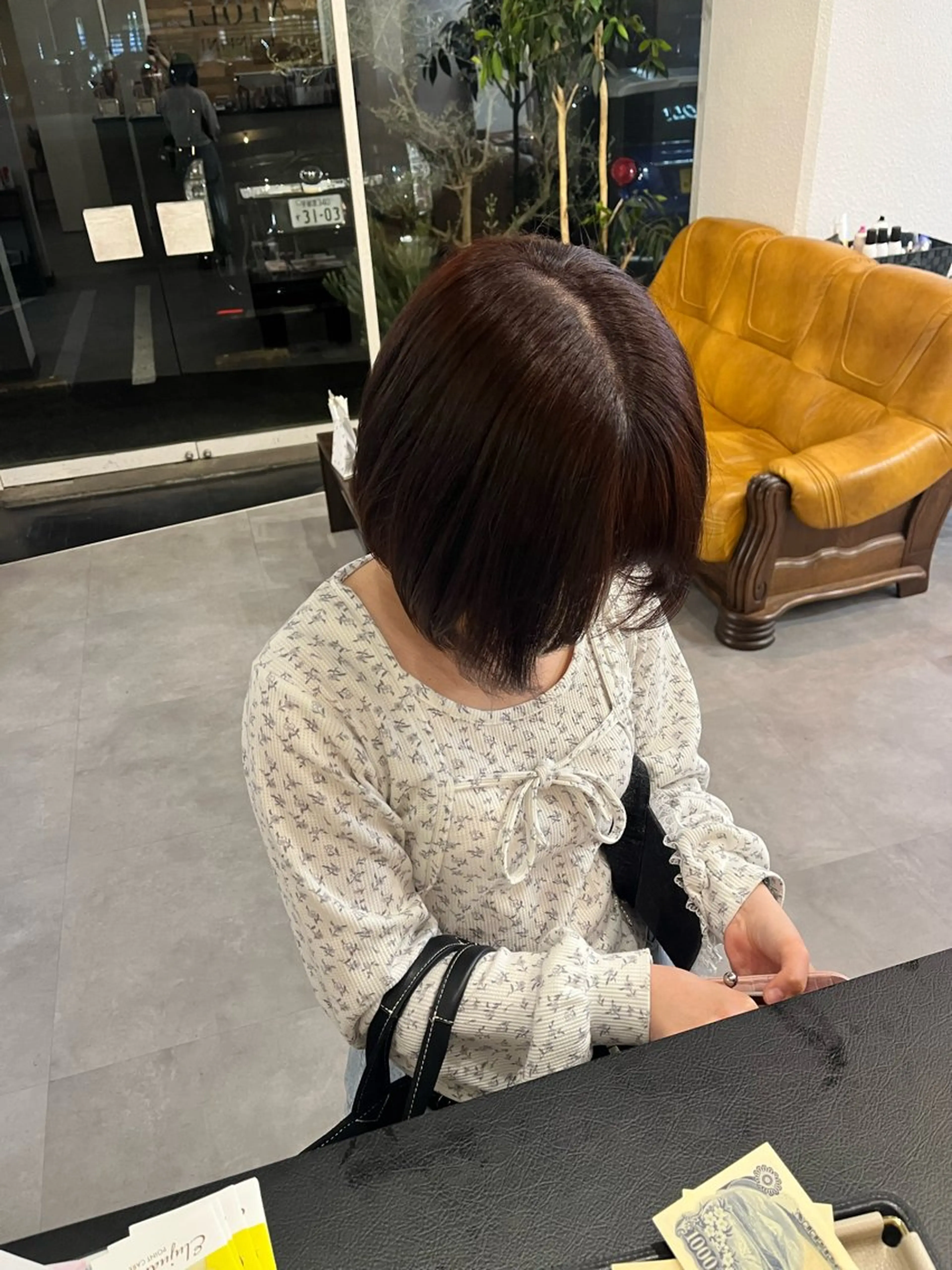 ショート ヘアカラー トリートメント 黒川 綾音のヘアスタイル