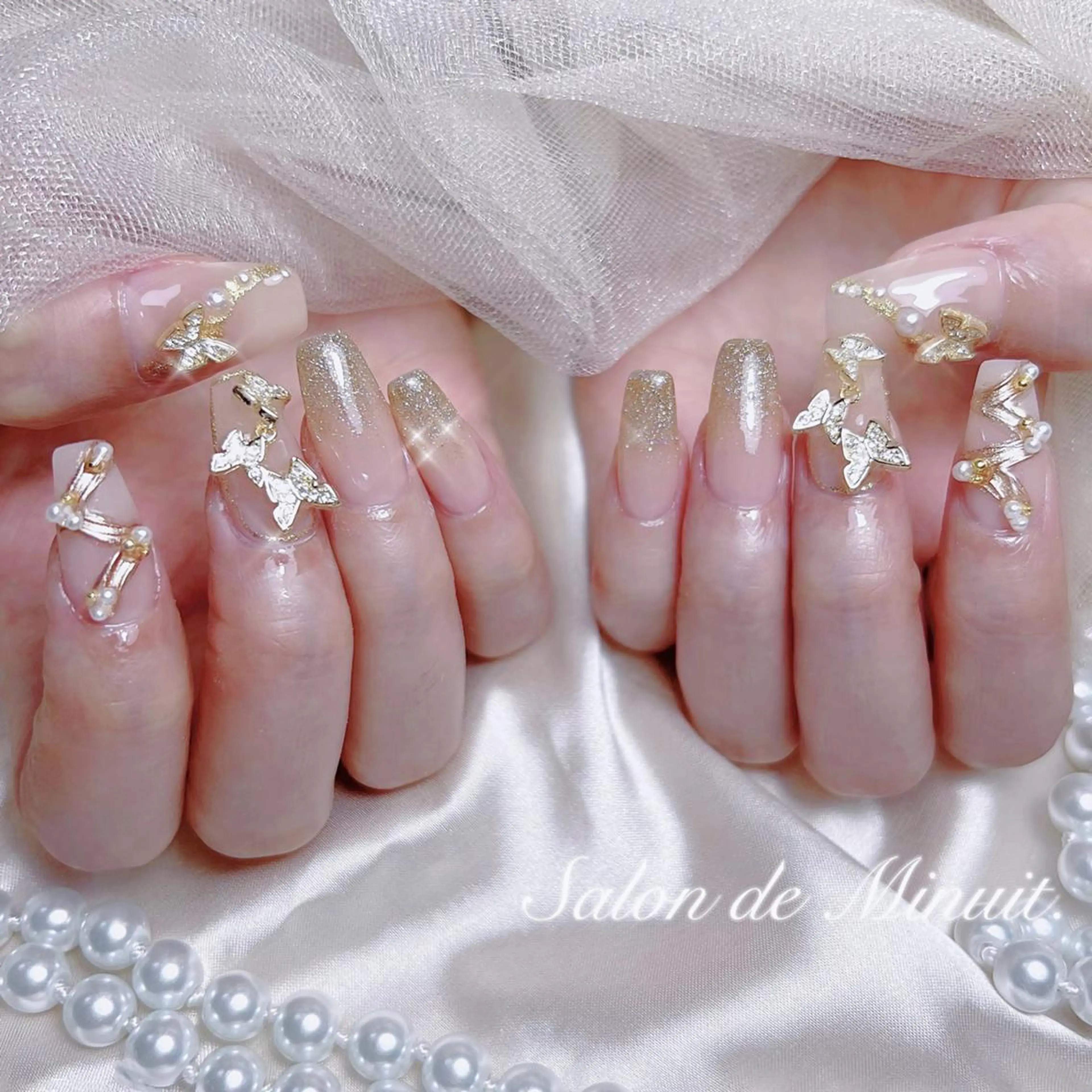 🎀【スカルプ長さだし】持込デザイン16980(時間内でアート、パーツ何でもOK）🎀の写真