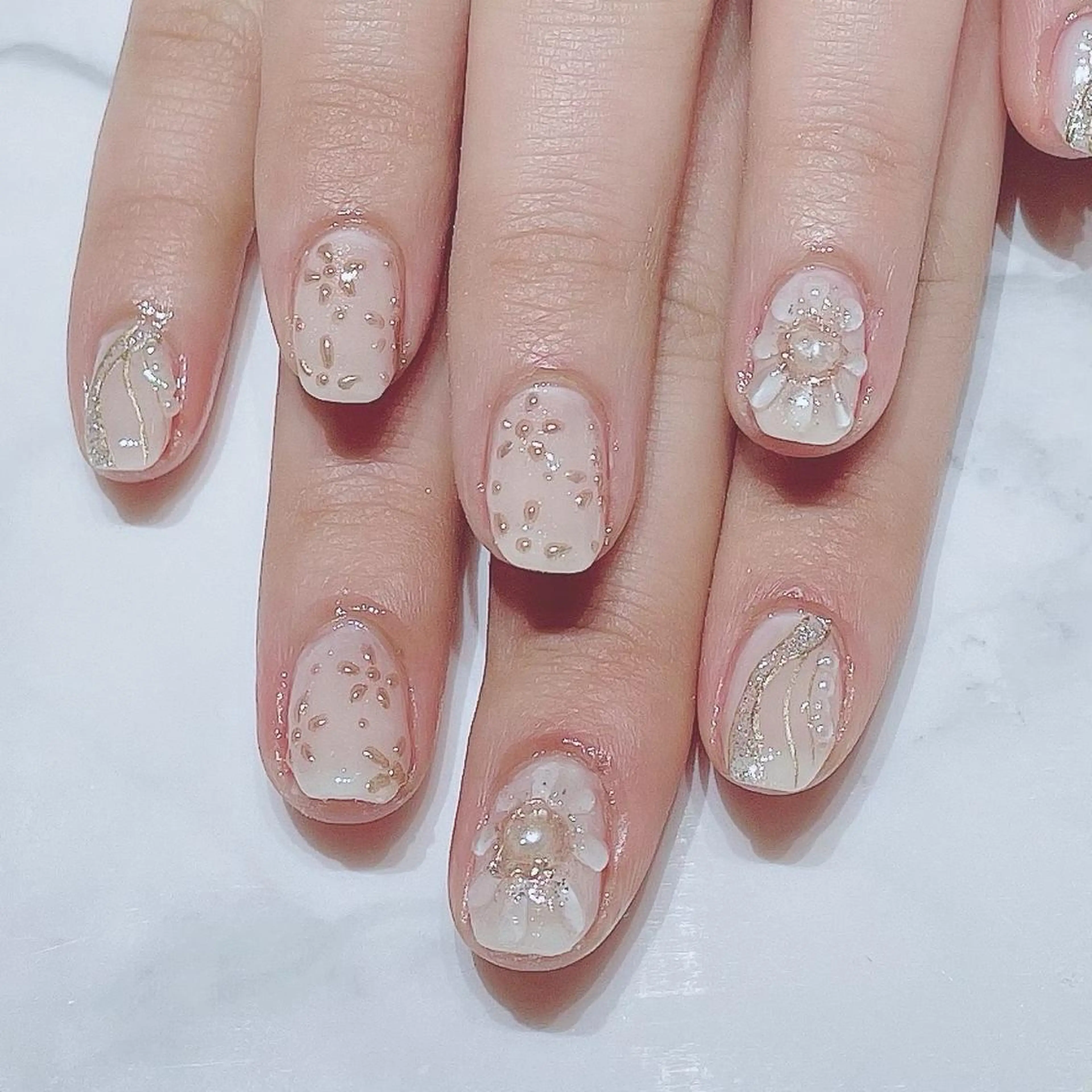 ネイル 持ち込み ネイルサロン Belleのネイルデザイン