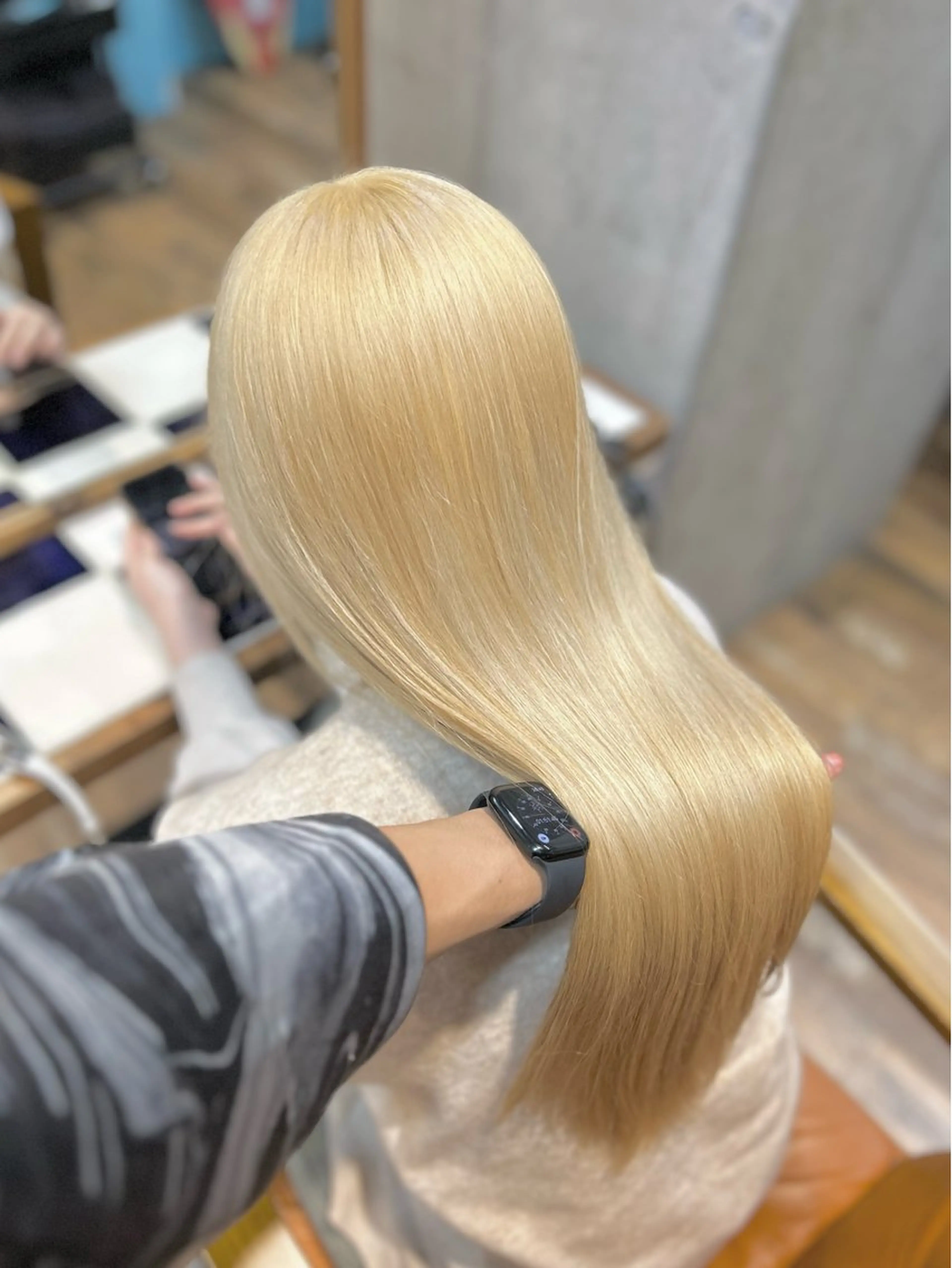 ロング カラー ヘアカラー トリートメント 💖カラー/ブリーチ 💖あつやのヘアスタイル