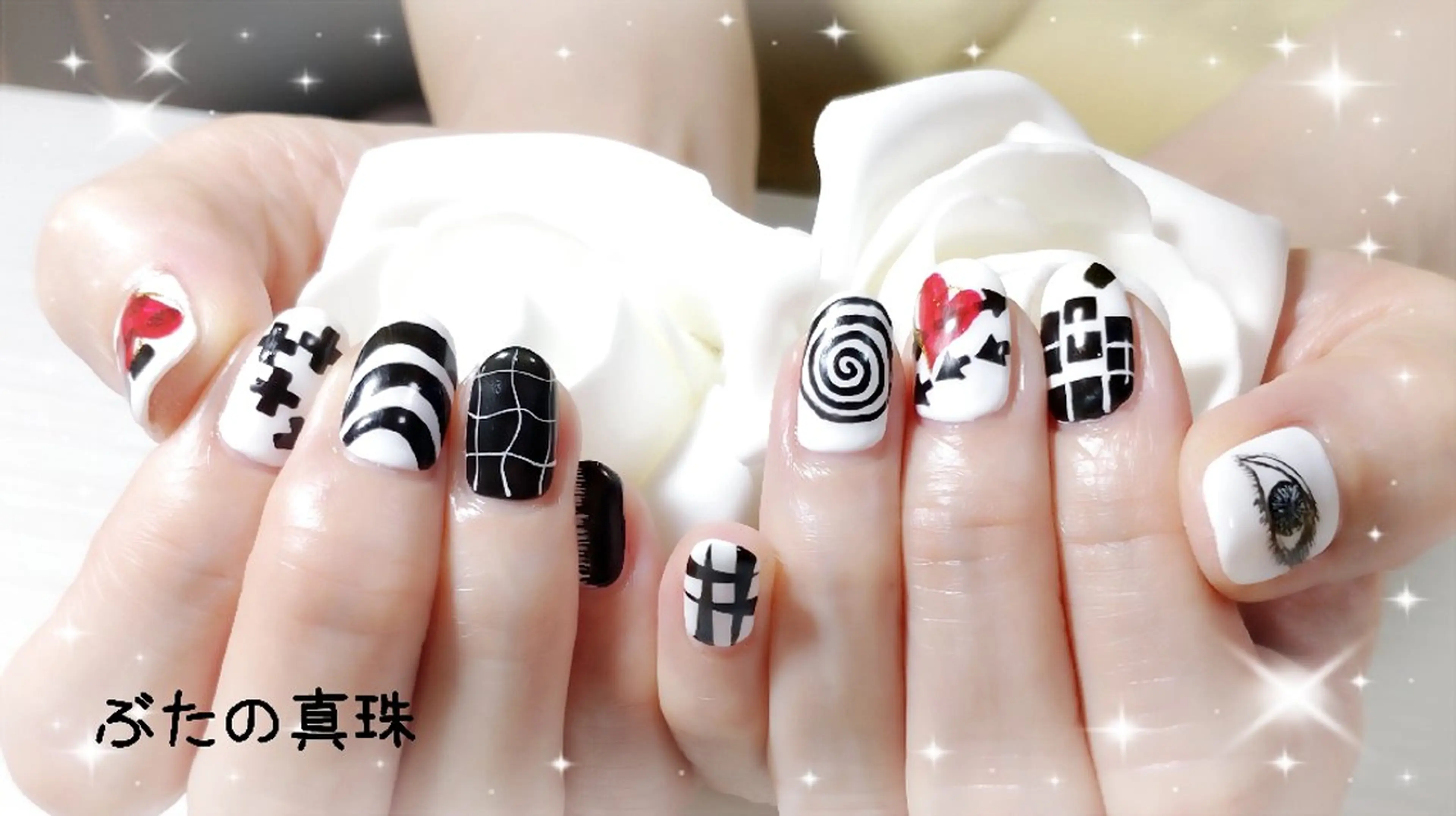 ネイル ハンドネイル 林 珠里のネイルデザイン
