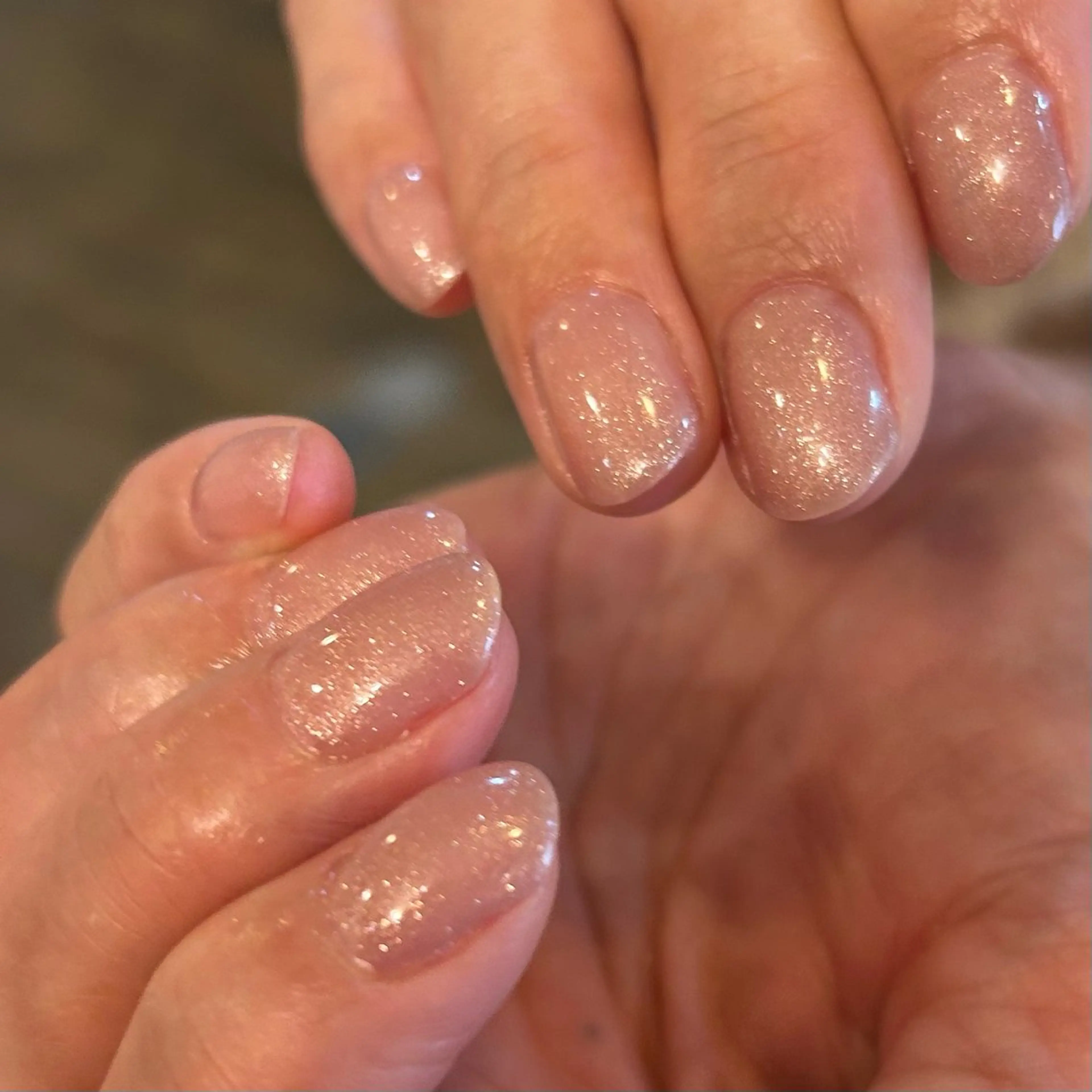 ネイル ラメ(グリッター) ワンカラーネイル ハンドネイル nails Mintia ～esaka～所属・松本 麻子のネイルデザイン