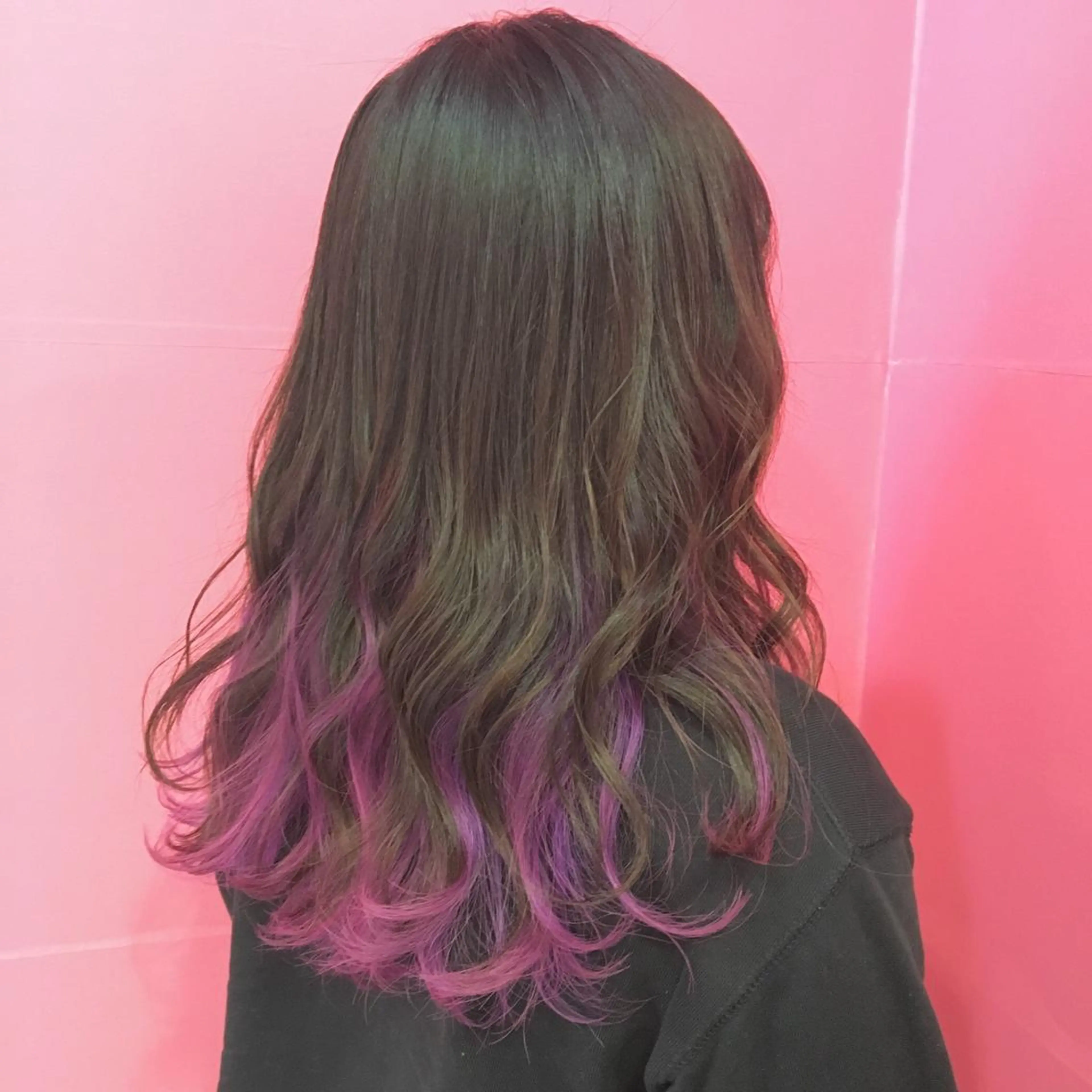 セミロング パープルカラー LiNA🌿藤原 茉莉花のマツエク・マツパデザイン