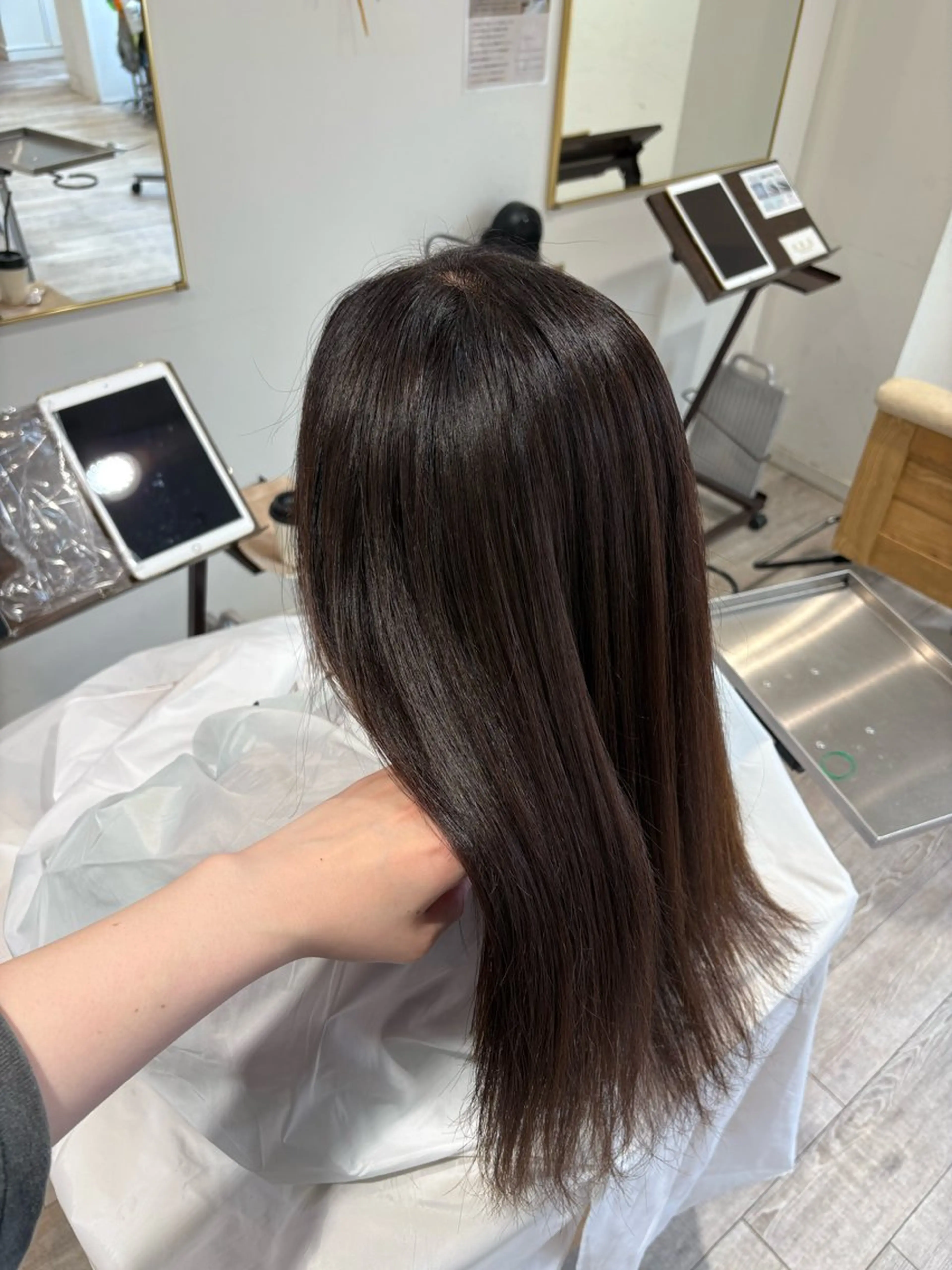 カラー カットモデル募集 𝙨𝙖𝙠𝙞💚のヘアスタイル