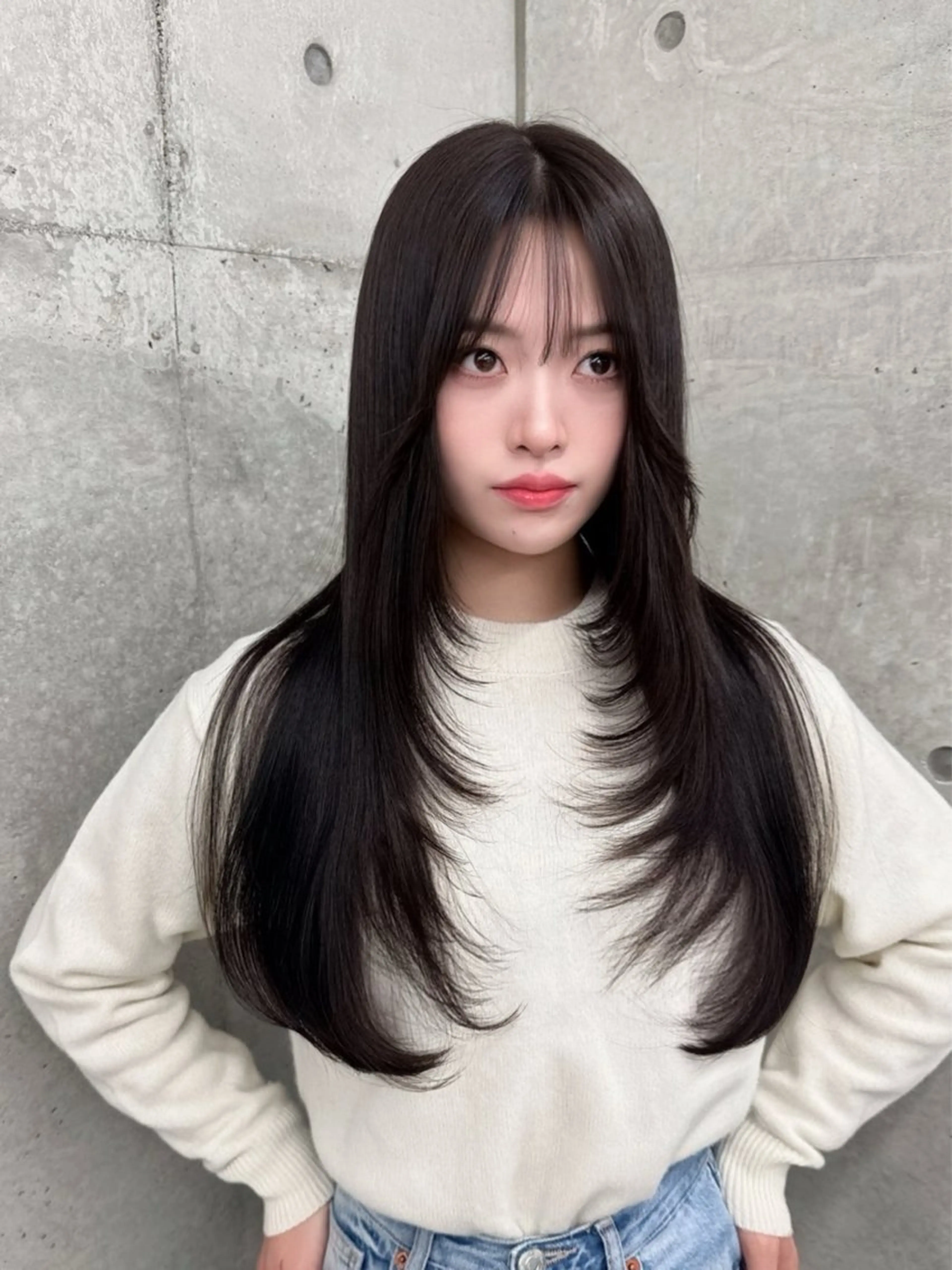 ロング CAMUE所属・髪質改善/縮毛矯正 ハイライトseiyaのヘアスタイル