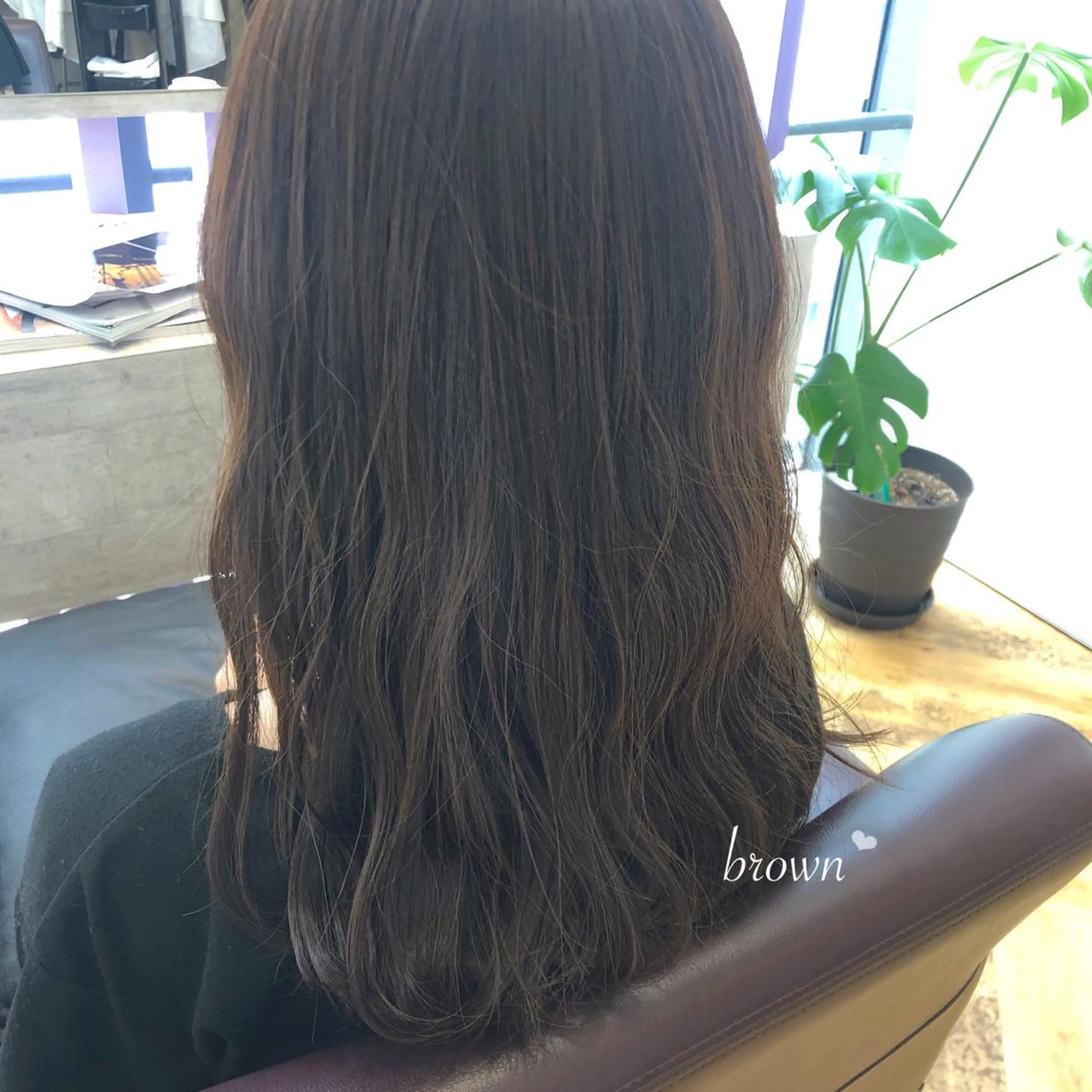 ロング カラー 星野 茉由のヘアスタイル