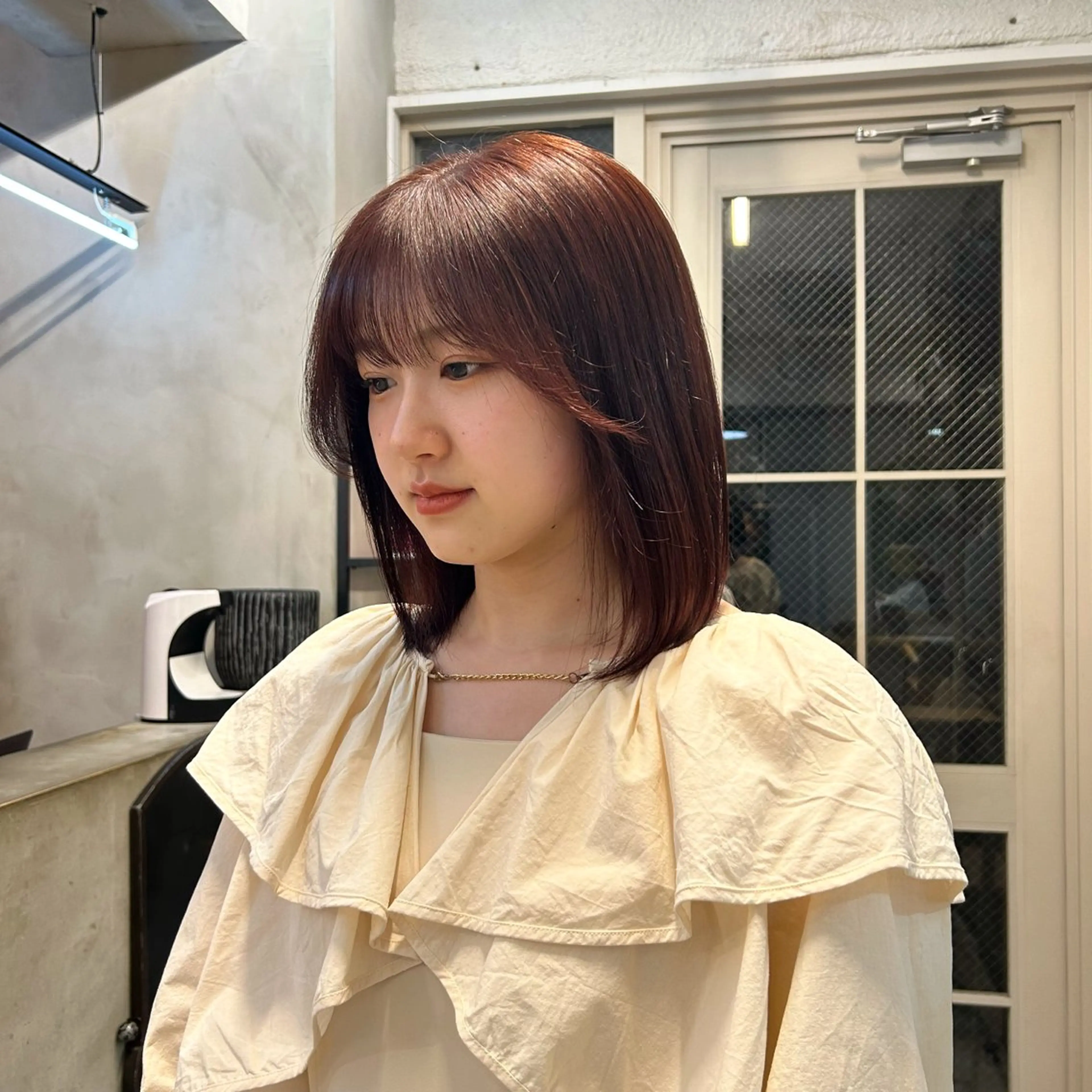 ミディアム カラー ヘアカラー じゅわっと暖色カラー 🍊Moemiのヘアスタイル