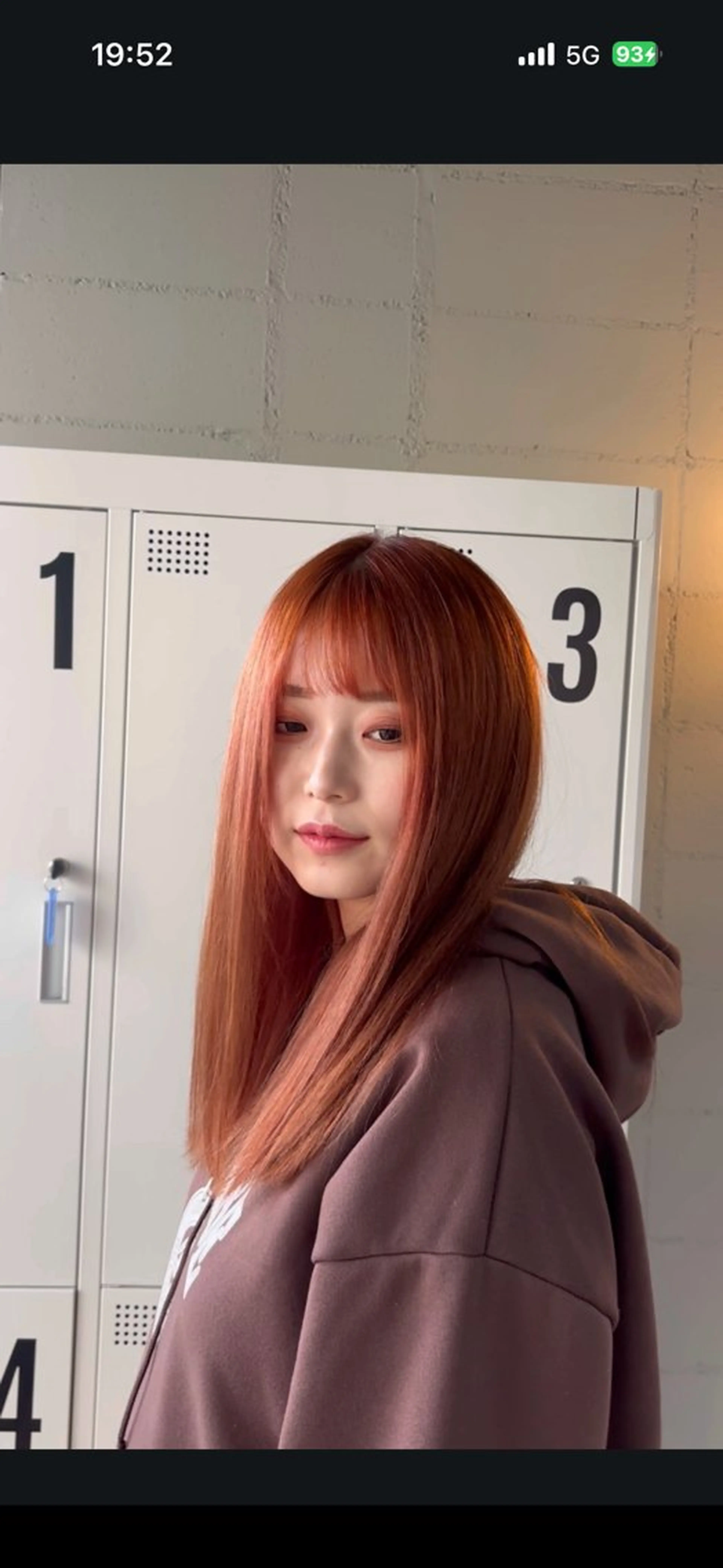 カラー オレンジ Dice所属・Dice朋生/ブリー チ/ハイトーン特化のヘアスタイル