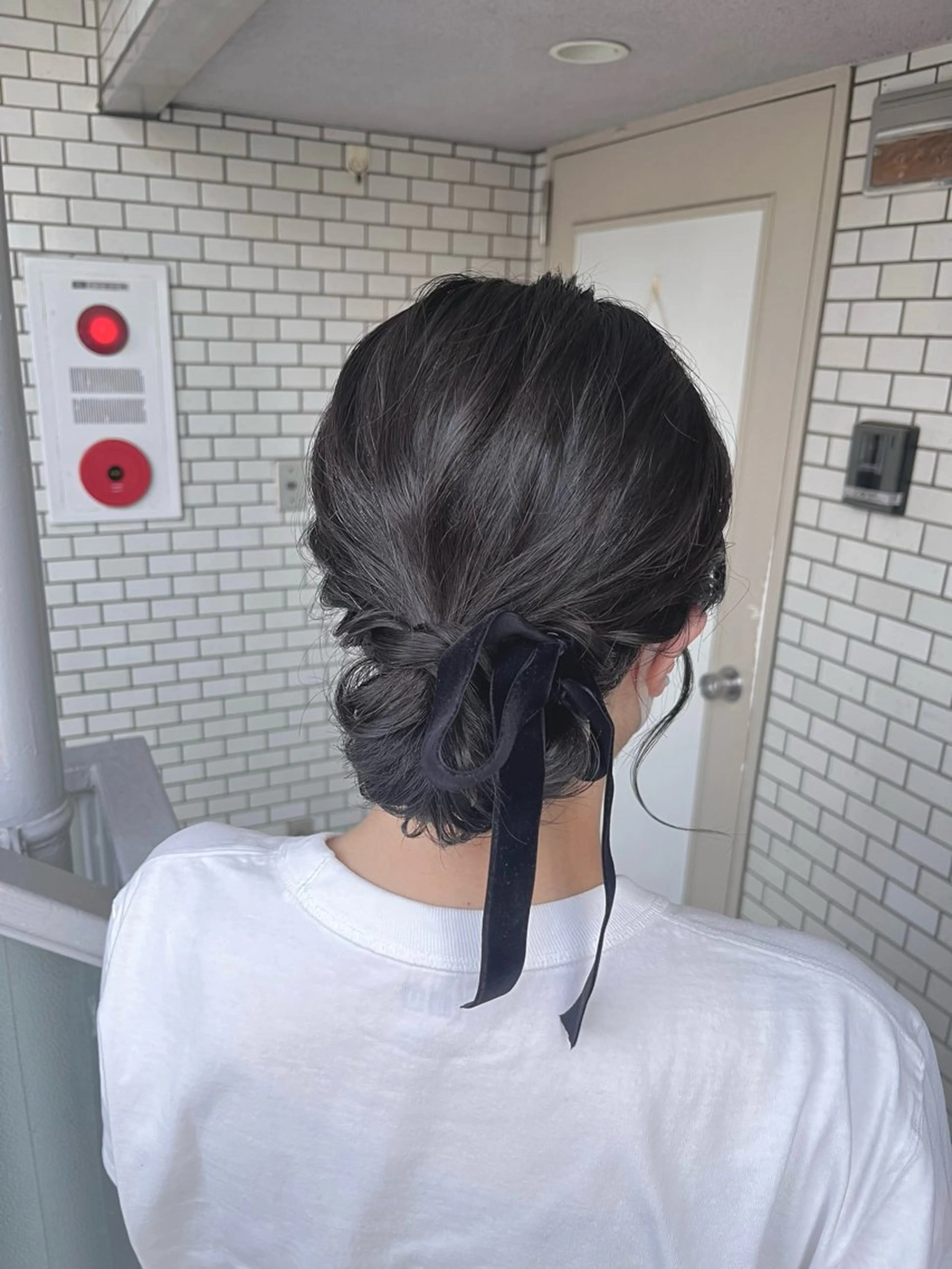 ミディアム 伸ばしかけ 参列♡デートゆるふわ ヘアメイク🎀みゆうのヘアスタイル