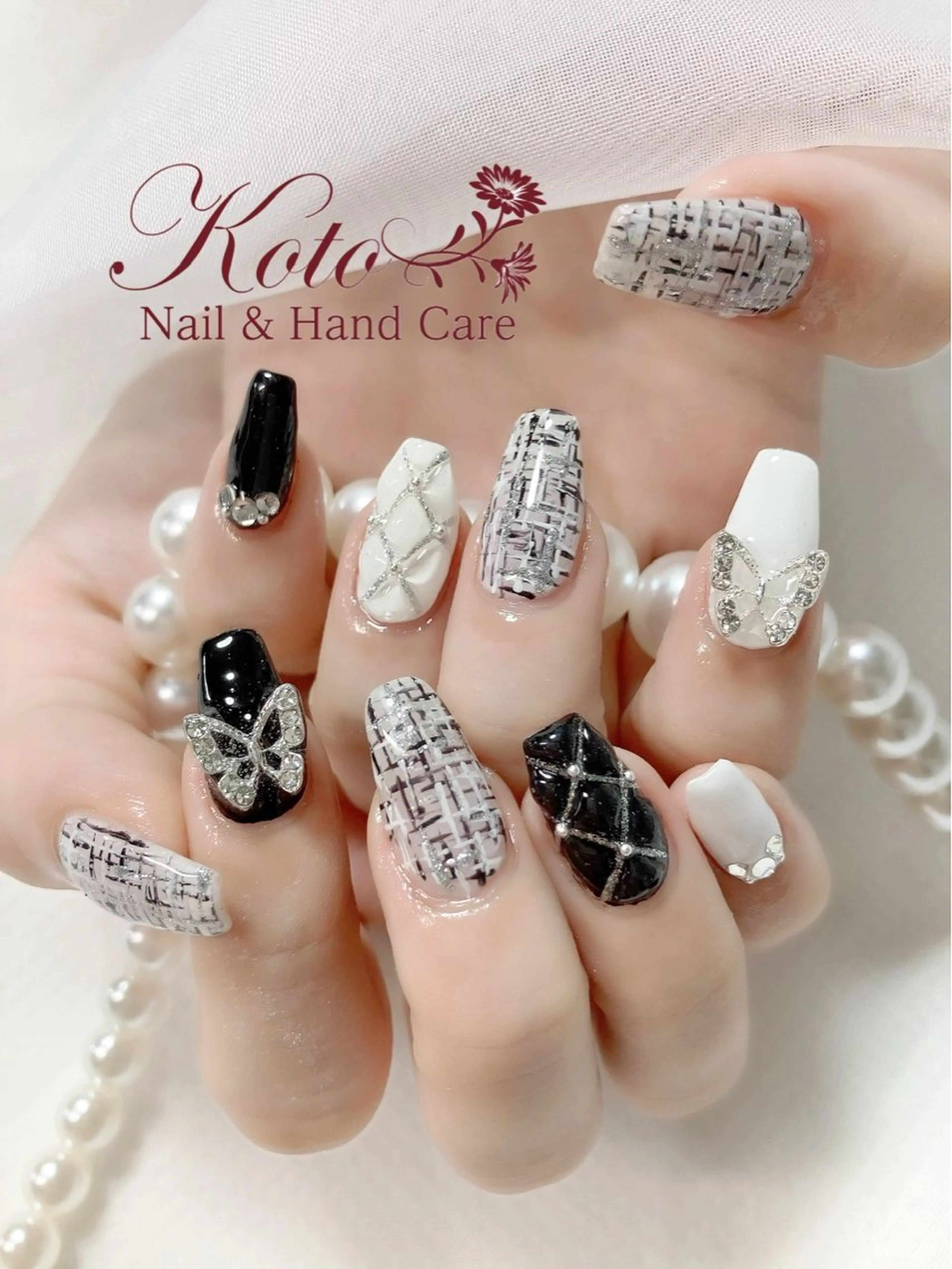 ネイル 長さ出し ジェルネイル 持ち込み ニュアンスネイル 赤色 ハンドネイル Nail Salon KOTOのネイルデザイン