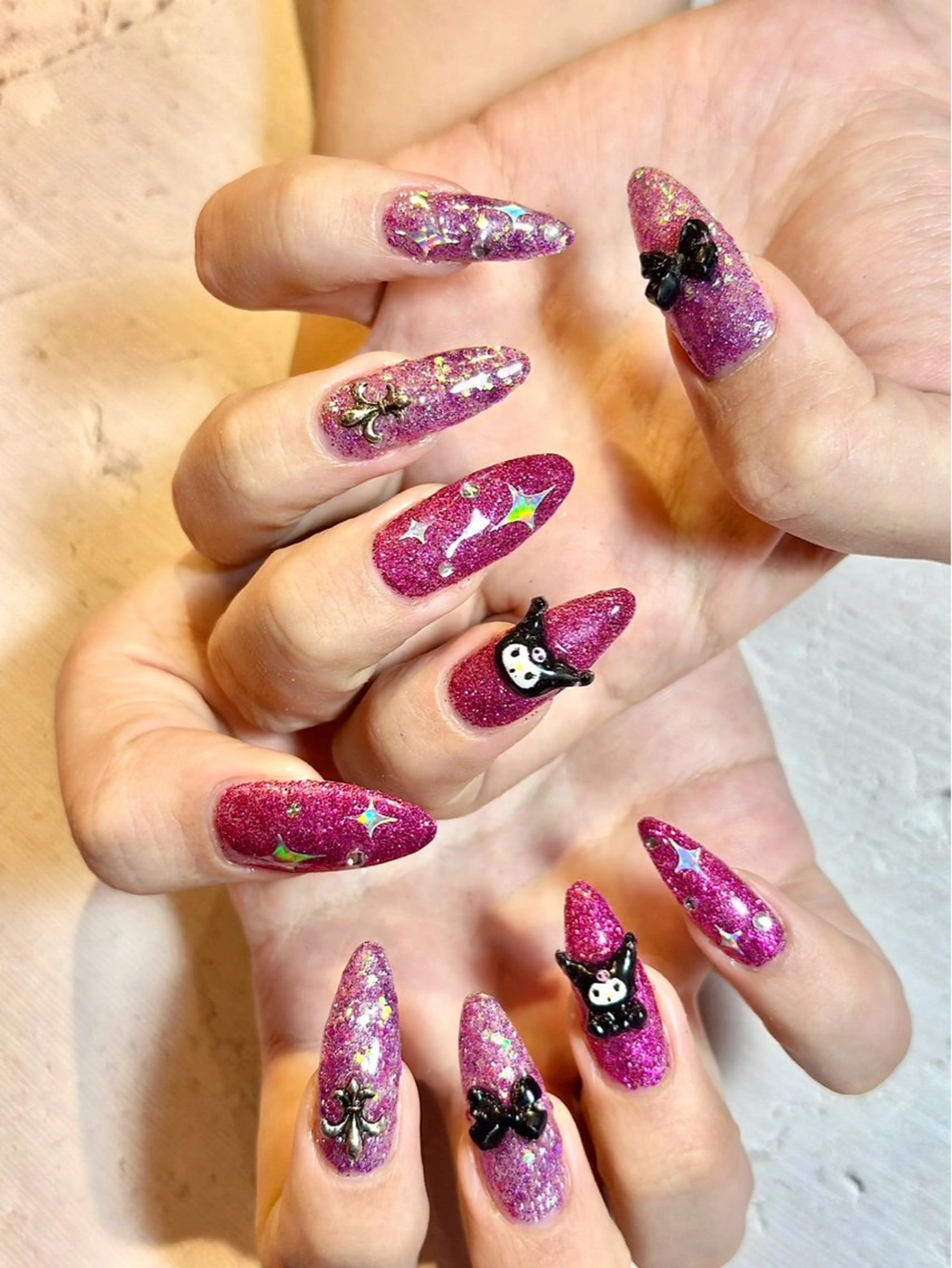 ネイル 持ち込み ピンキー 池田公園店のネイルデザイン