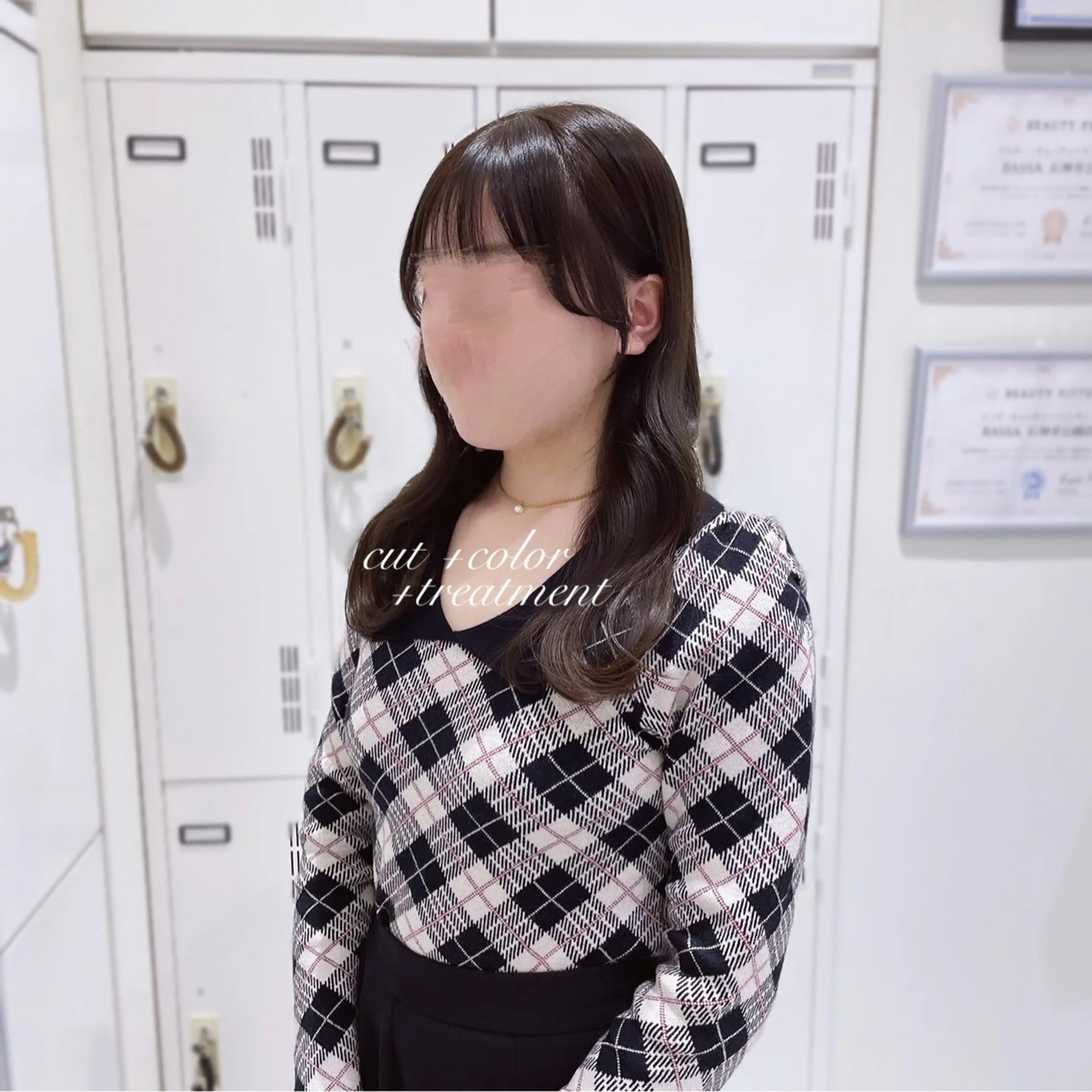 セミロング カラー ブラウンカラー チョコレートブラウン トリートメント 𝑎𝑦𝑎𝑘𝑎 🕯のヘアスタイル