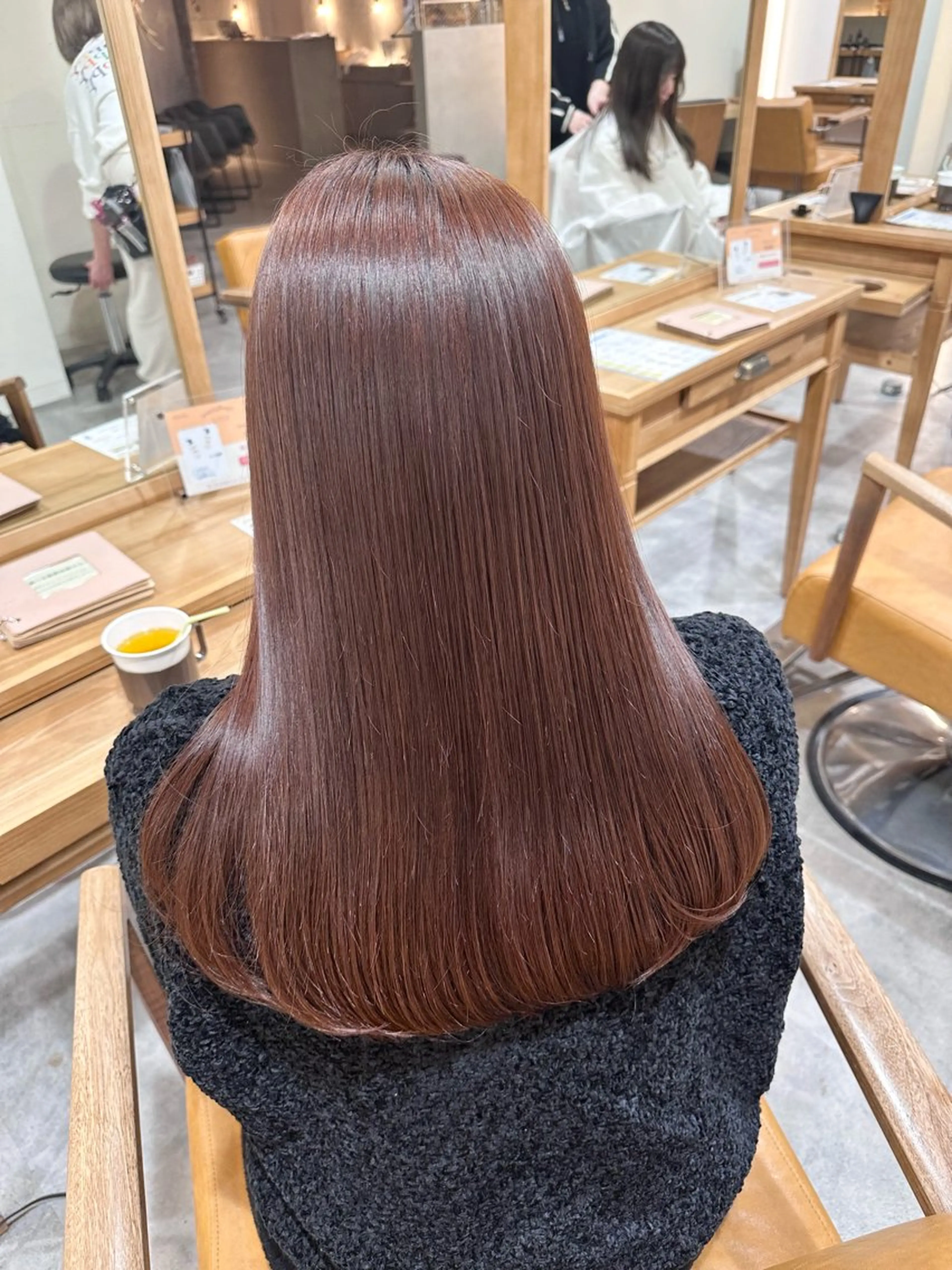 セミロング カラー ヘアカラー 暖色color/ mana🎀のヘアスタイル