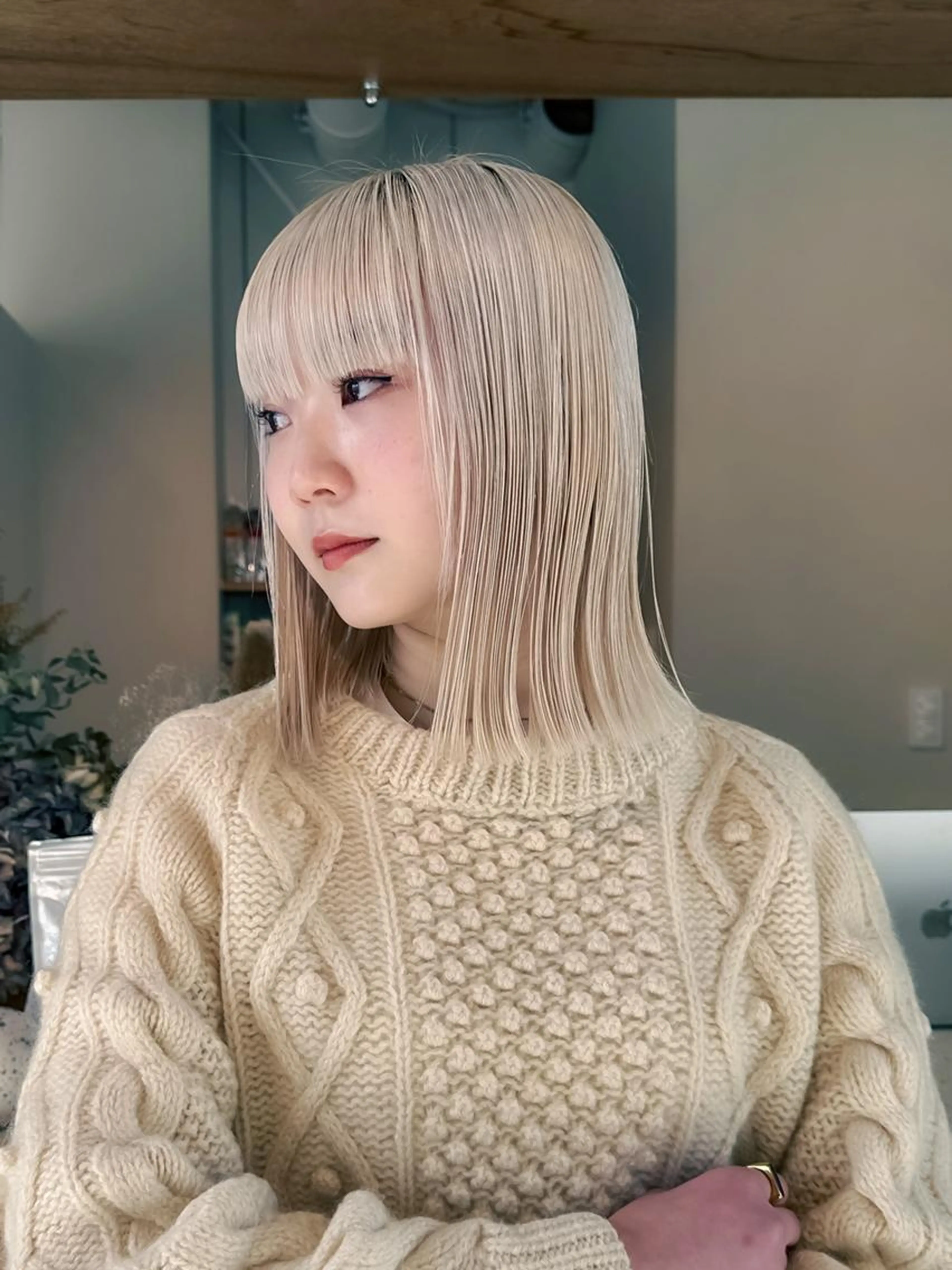 カット＆トリプルカラー(ブリーチ2回+フルカラー1回)+前処理tr_¥25300の写真