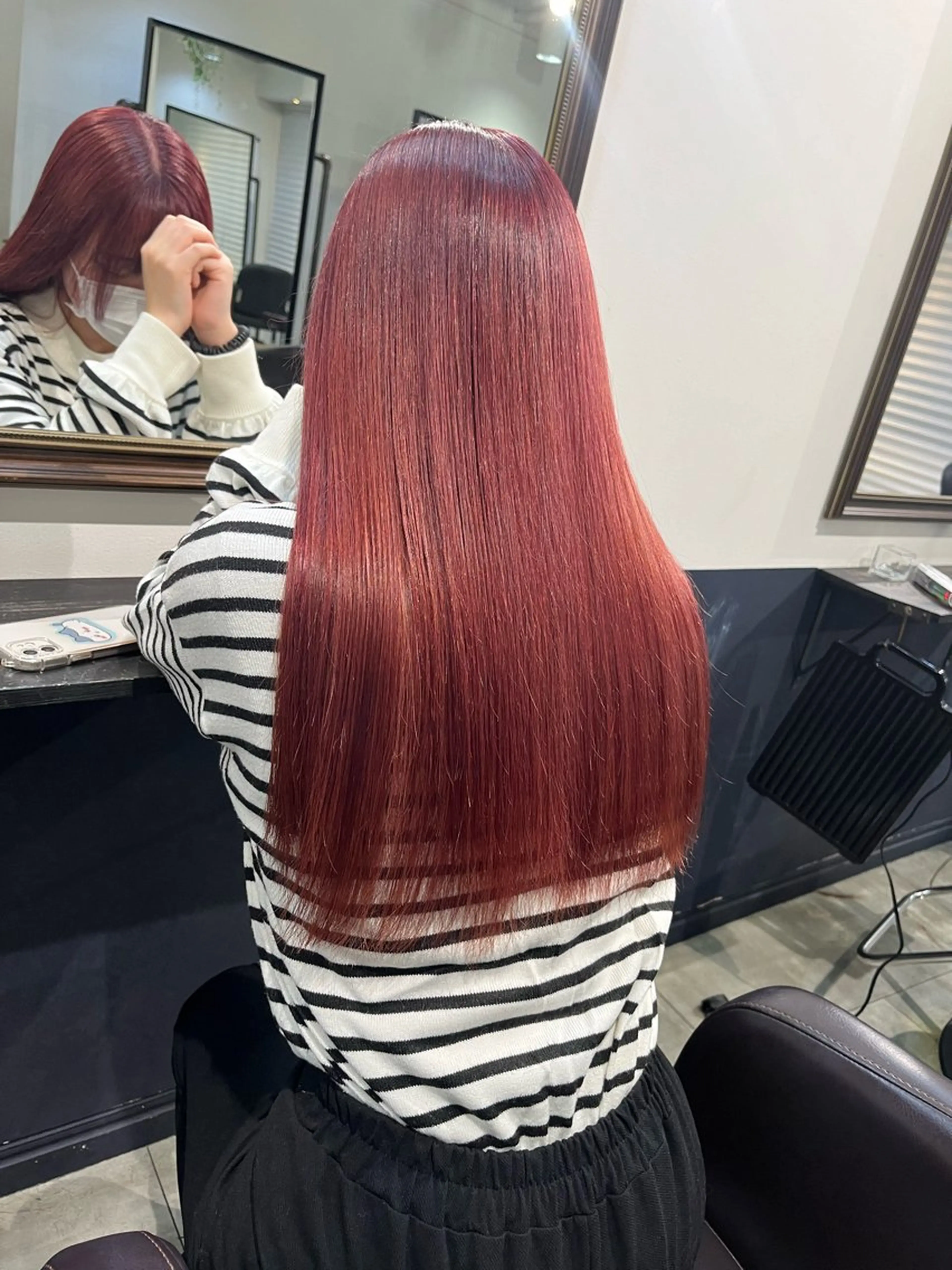 ロング ヘアカラー トリートメント 🌈カラー特化 ハイトーンけいと🌈のヘアスタイル